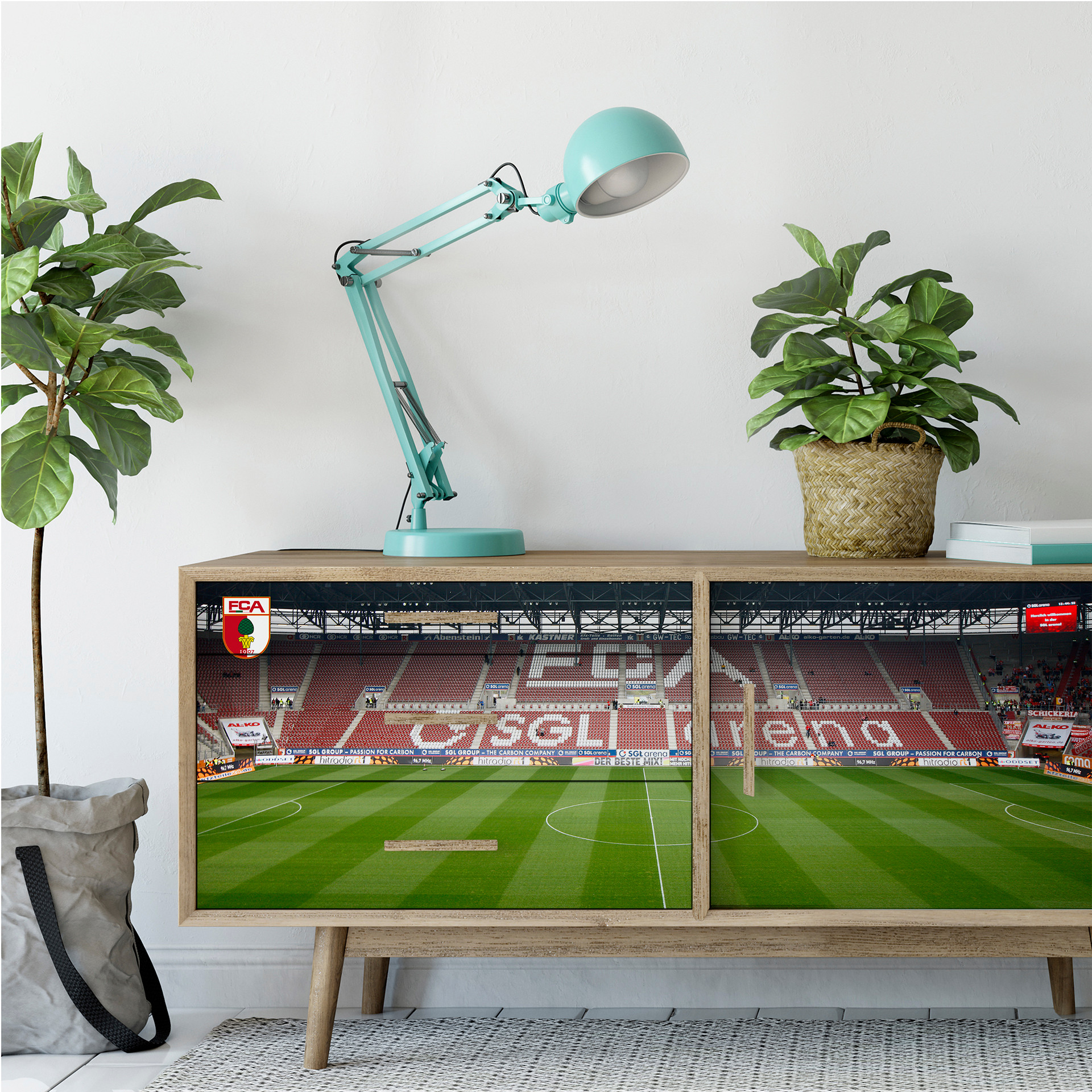 Wallprint W - FC Augsburg Stadion Tribüne Panorama