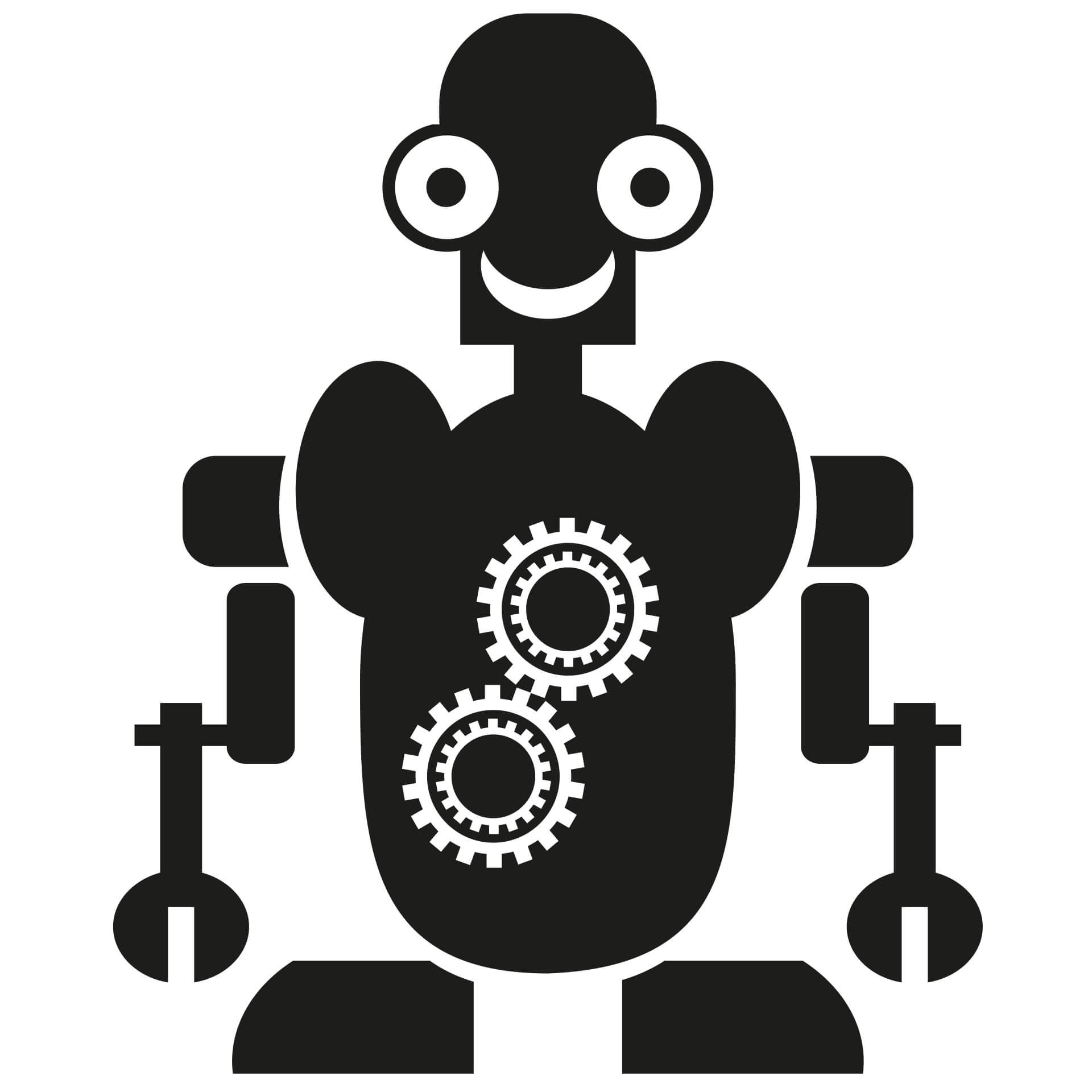 Robot Maurice wallsticker