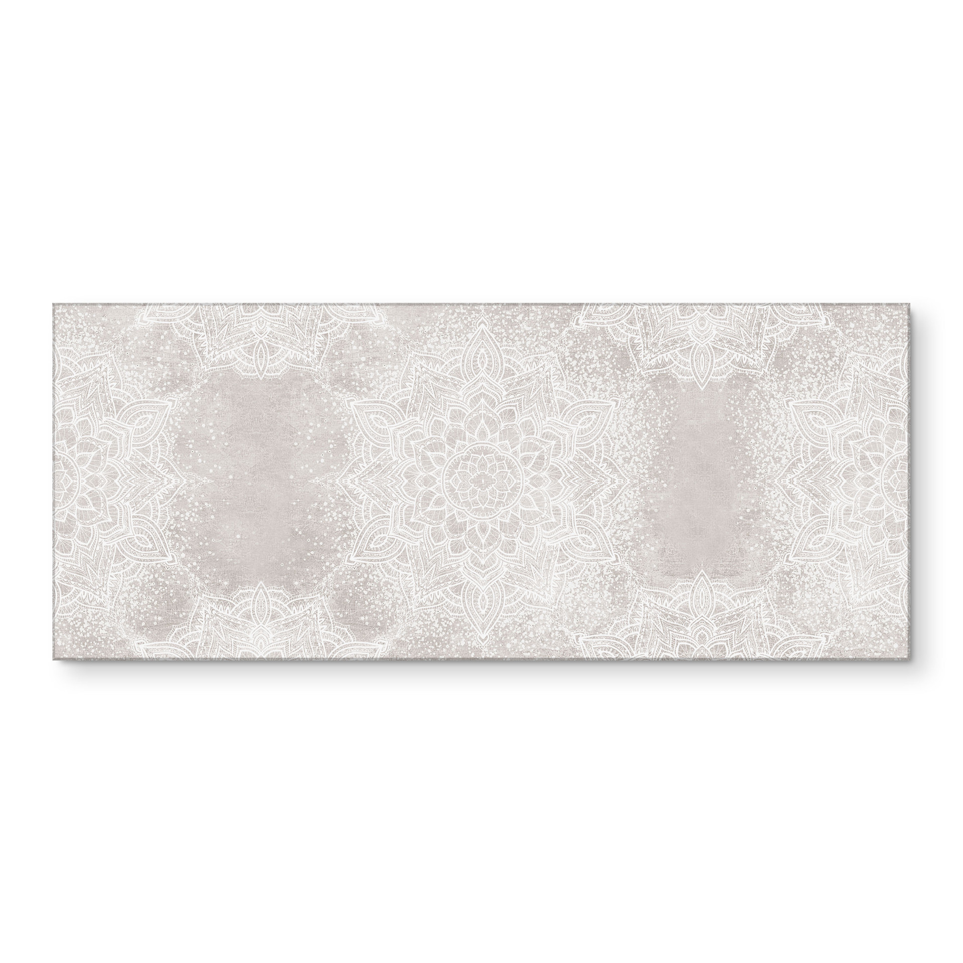 Stænkplade til køkken Blød mandala på grå-beige - Bloomery Decor