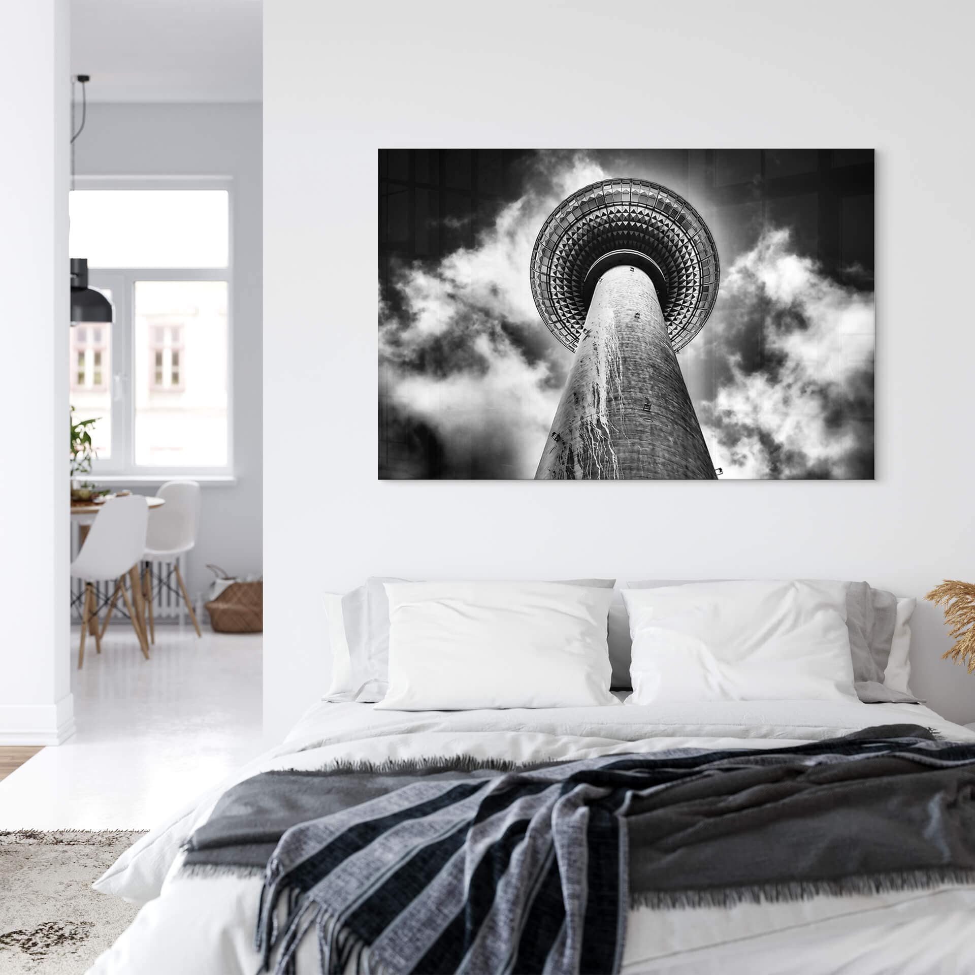 Akrylbillede Brun - Berlin TV Tower
