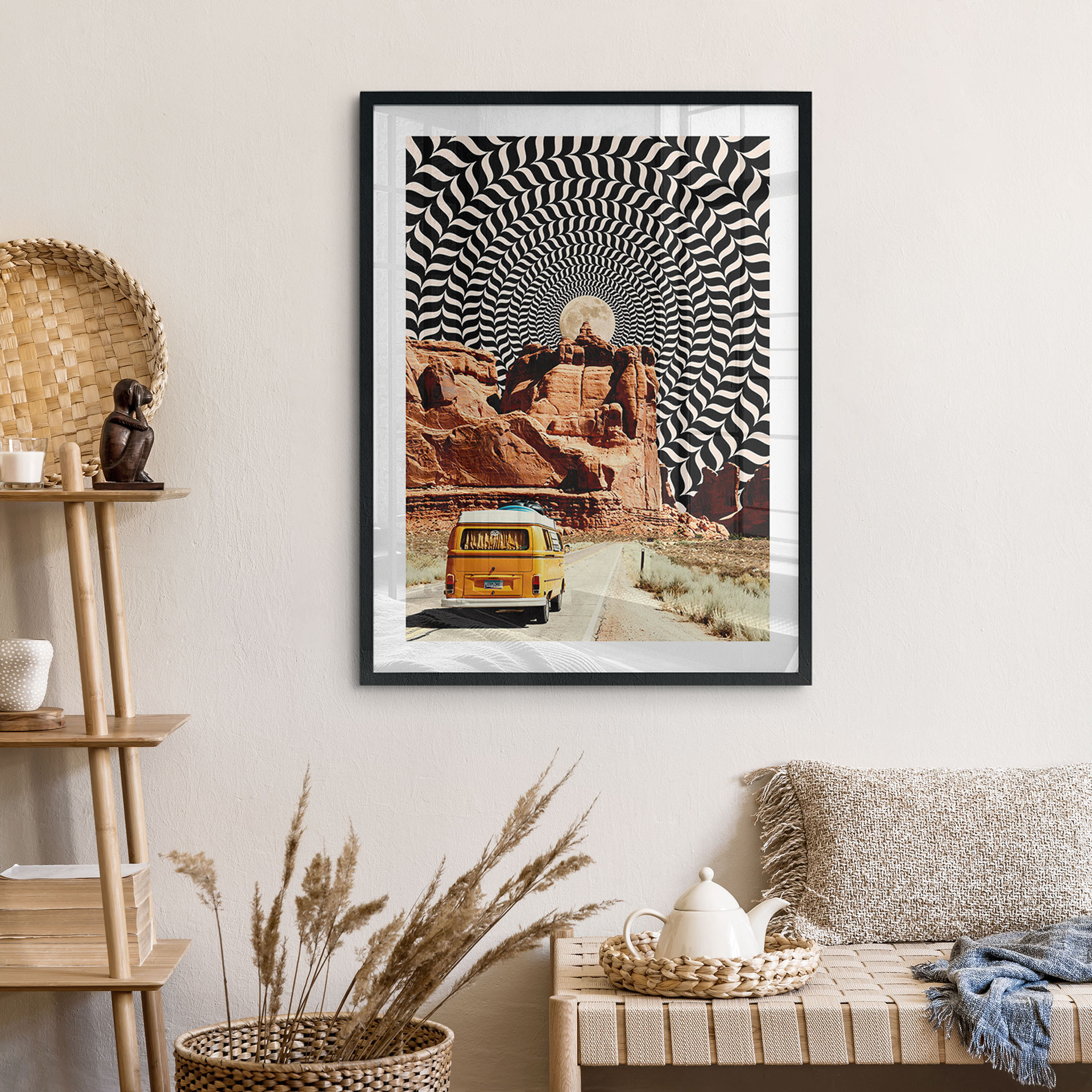 Plakat Roadtrip - Podróż na księżyc - Taudalpoi