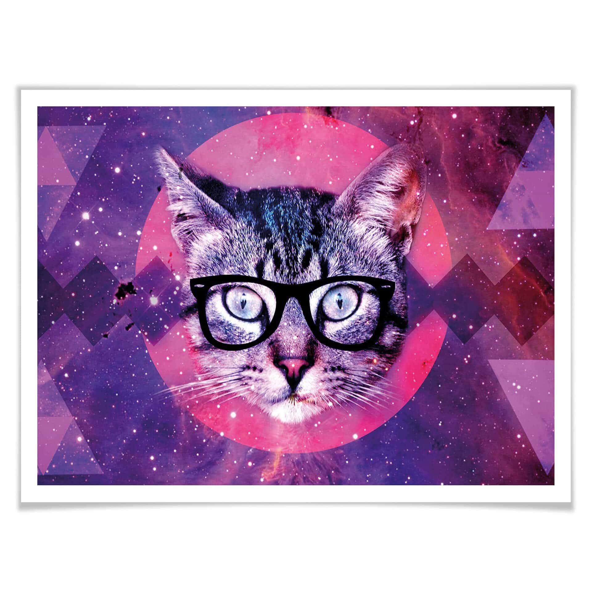Plakat Nerdy Cat