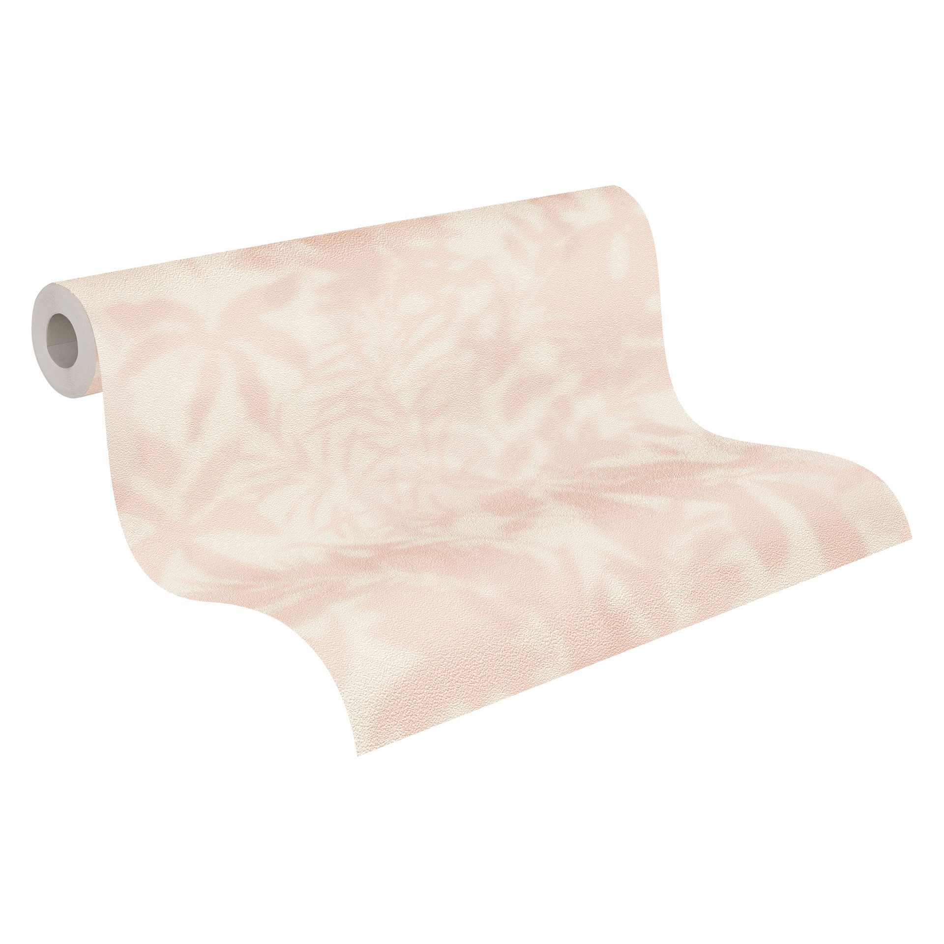 Beige crème blad schaduw behang - tropisch monster - Vliesbehang