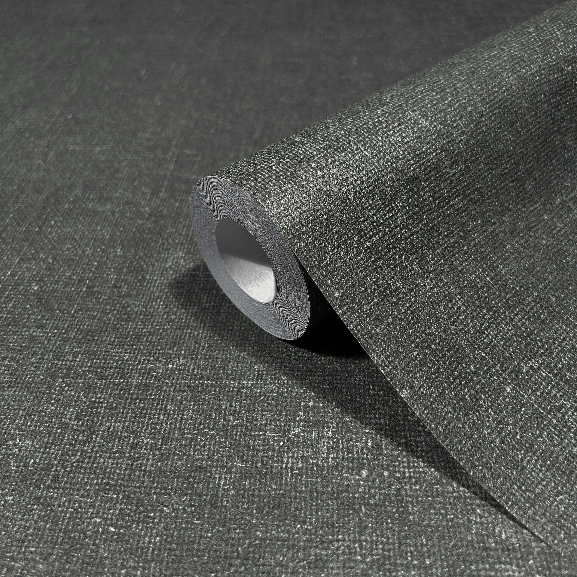 Vliesbehang modern structuur effen antraciet effen kleur