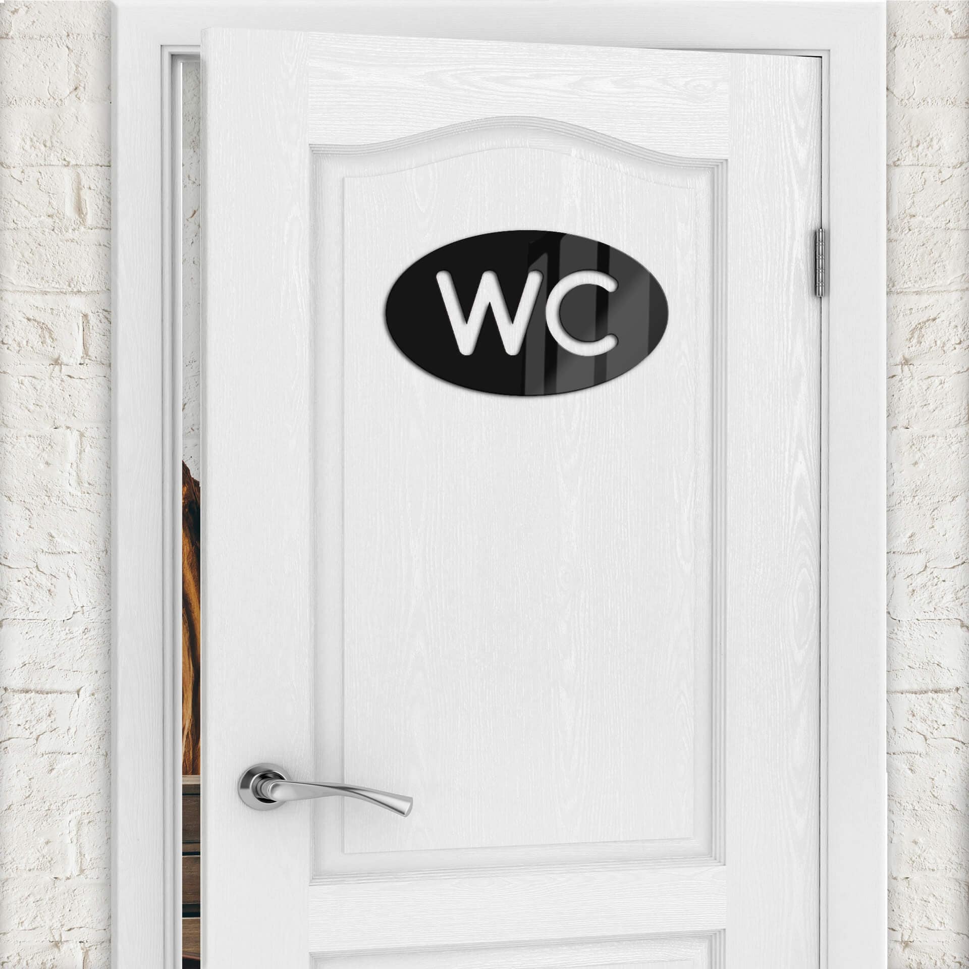 Akrylowa dekoracja WC