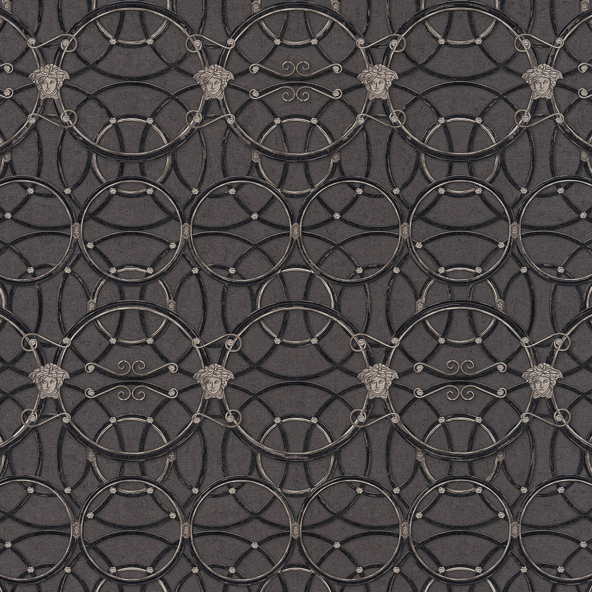 Versace Scala del Palazzo vliesbehang metallic
