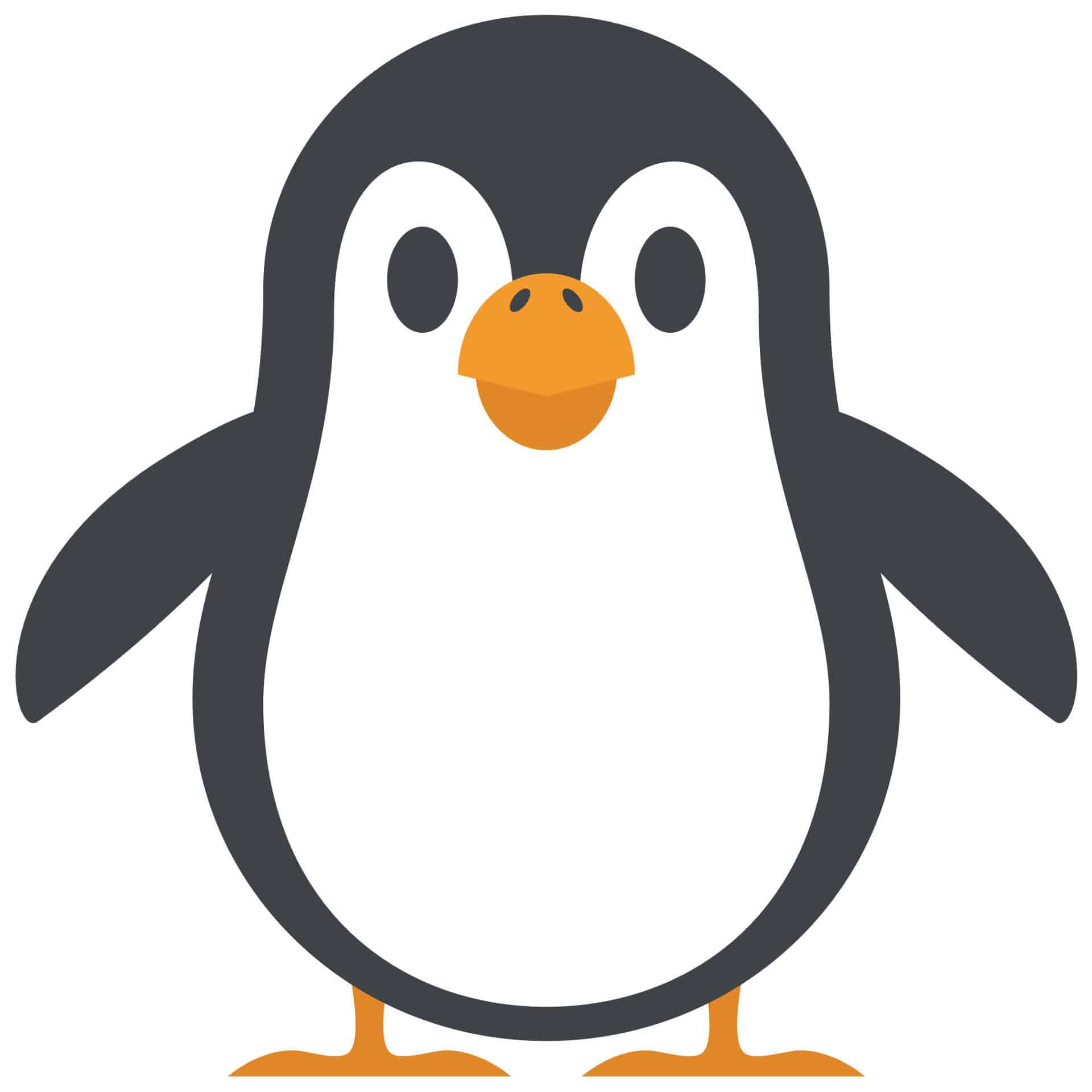 Wandtattoo Emoji Pinguin