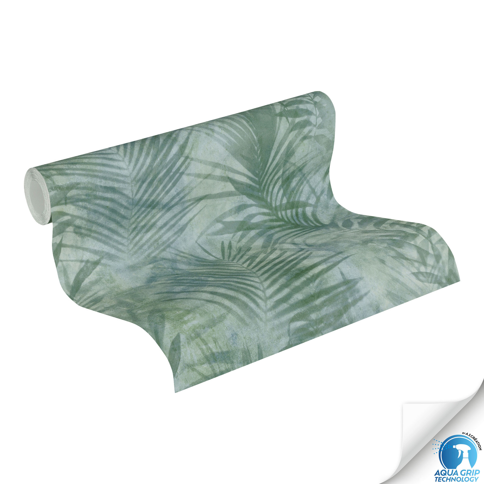 Jungle look behang - palmboom design Vliesbehang - behangen zonder plakken