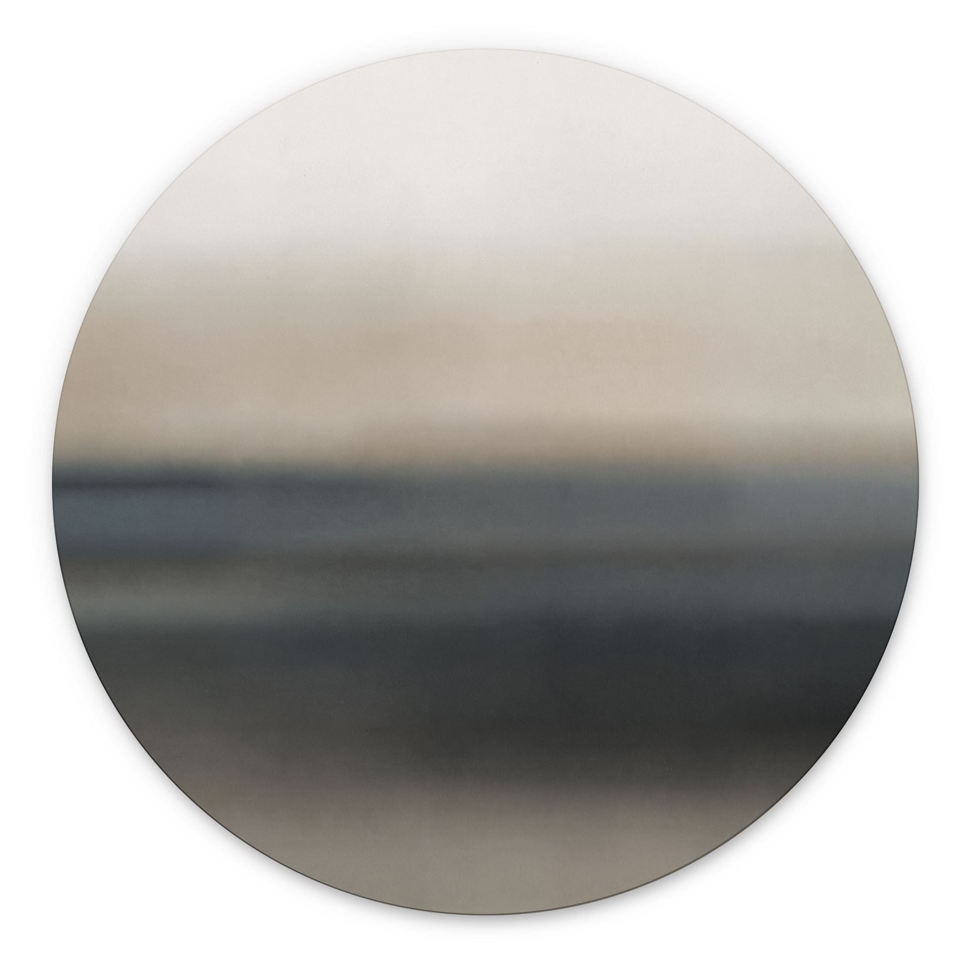 Wandbild Rotko Sand - Minimalistischer Horizont - Sir Edward x Grigory Gladarev - Alu-Dibond Rund