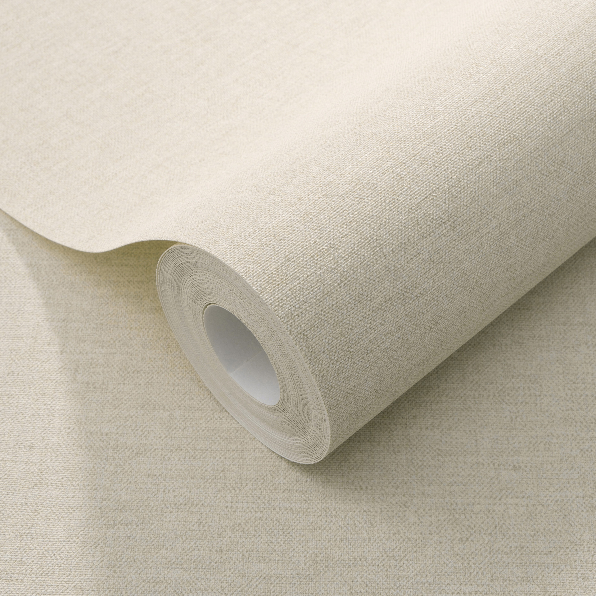 Vliesbehang, uni behang Secret Garden licht taupe