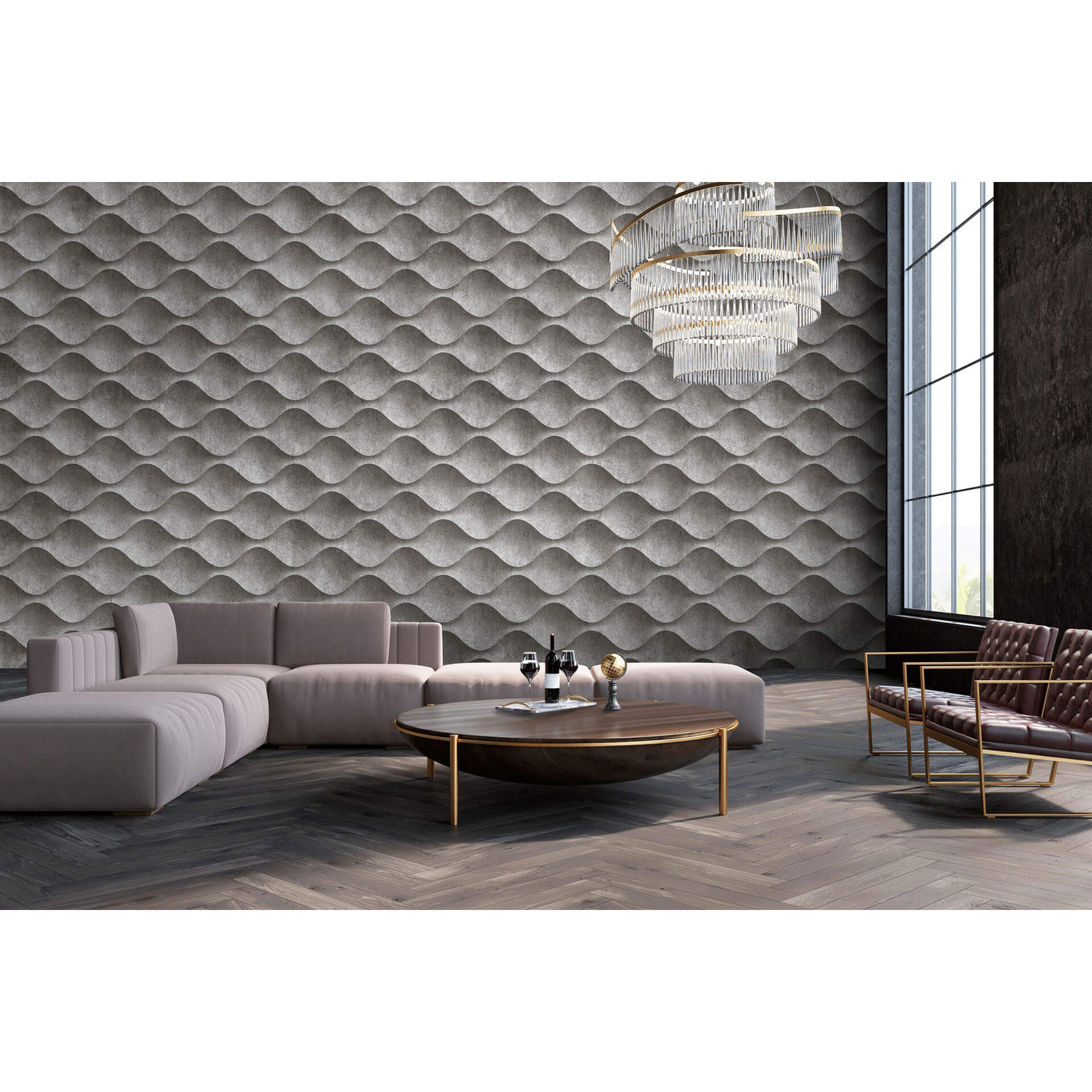 Livingwalls Fotobehang Walls by Patel 2 concrete 1
