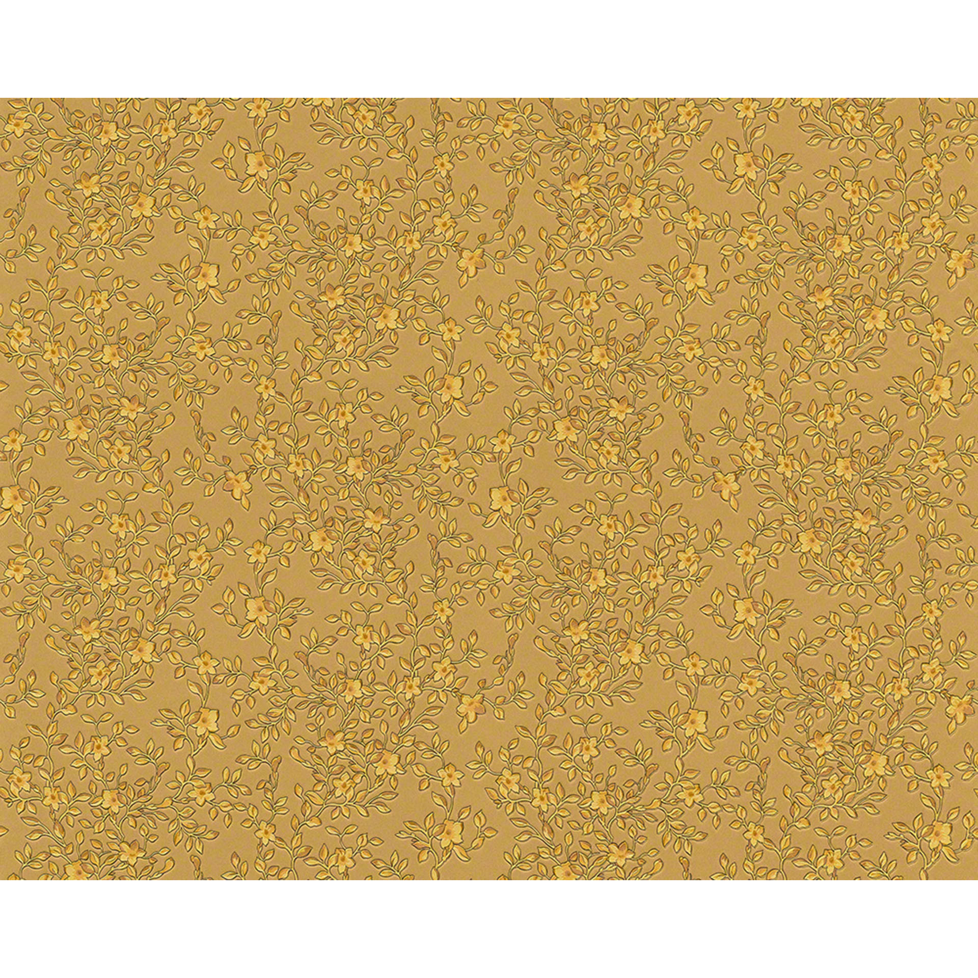Patroonbehang Versace Behang Barocco Flowers Beige, Creme, Metallic