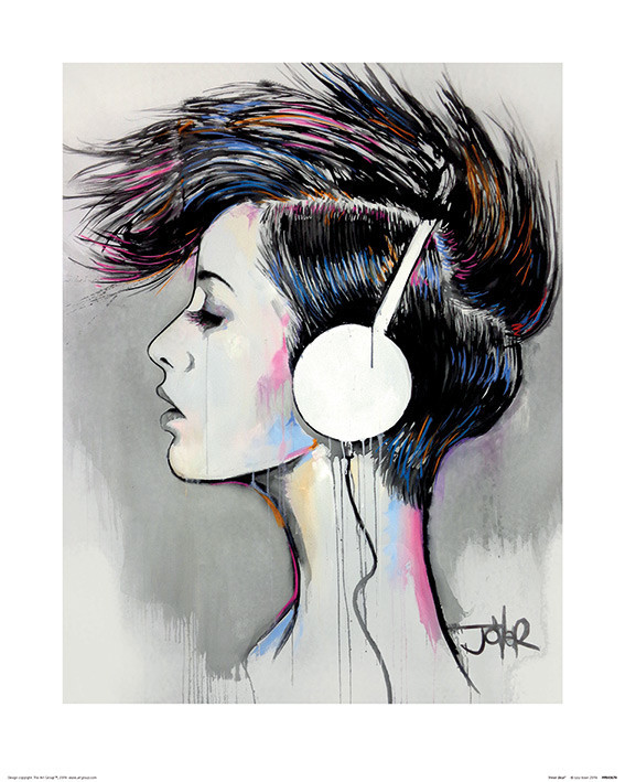 Poster Loui Jover - Inner Beat Kunstdruck, Loui Jover (40 x 50 cm)