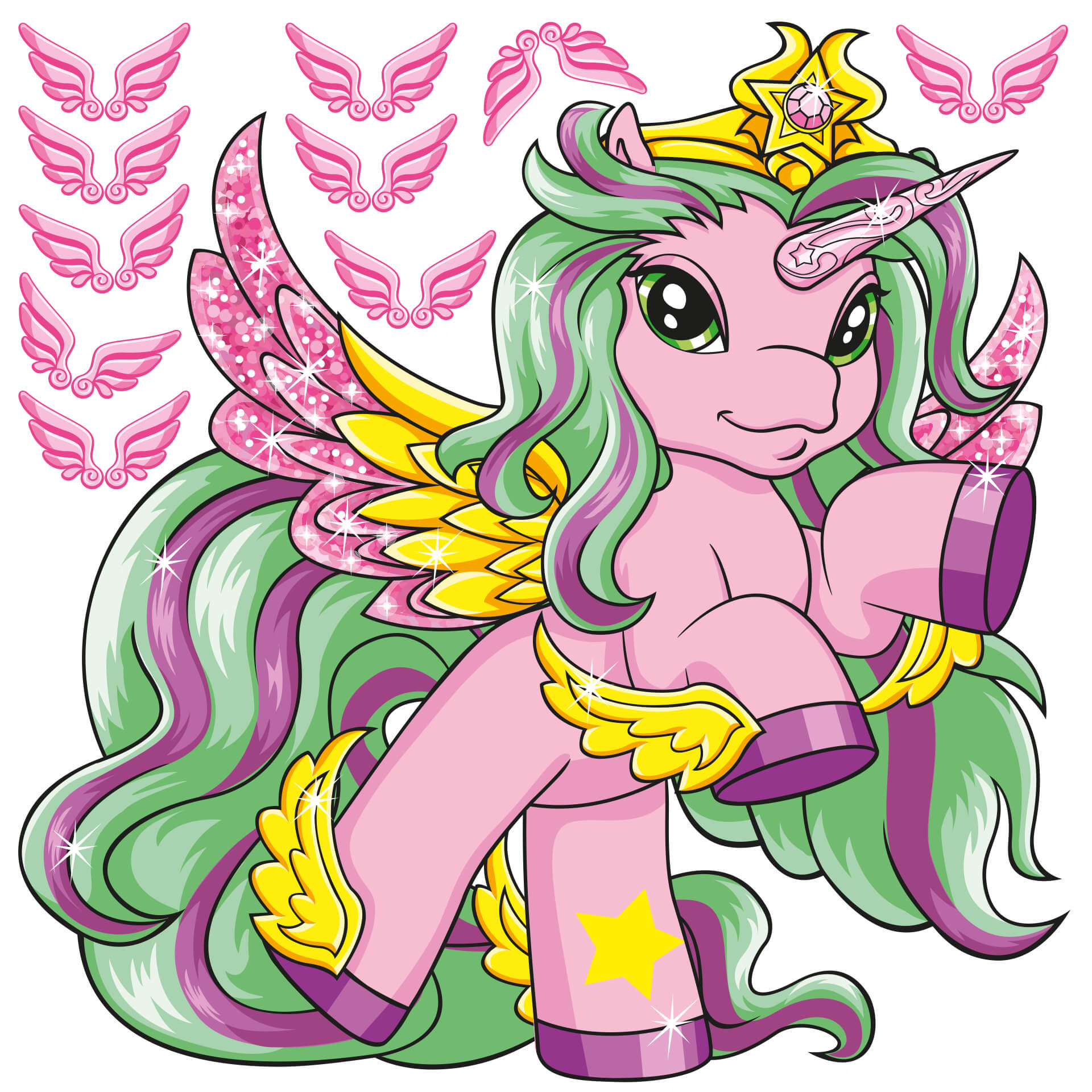 Wandtattoo Filly Stars - Hermia