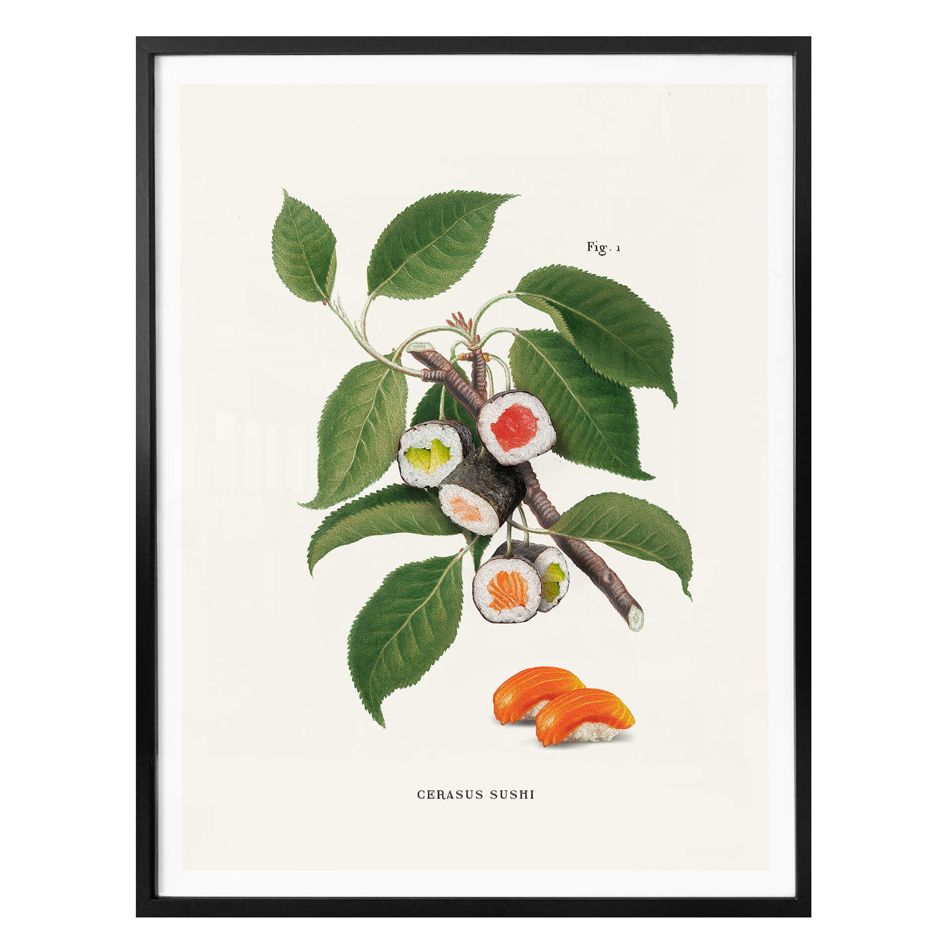 Luźny plakat - fabryka sushi