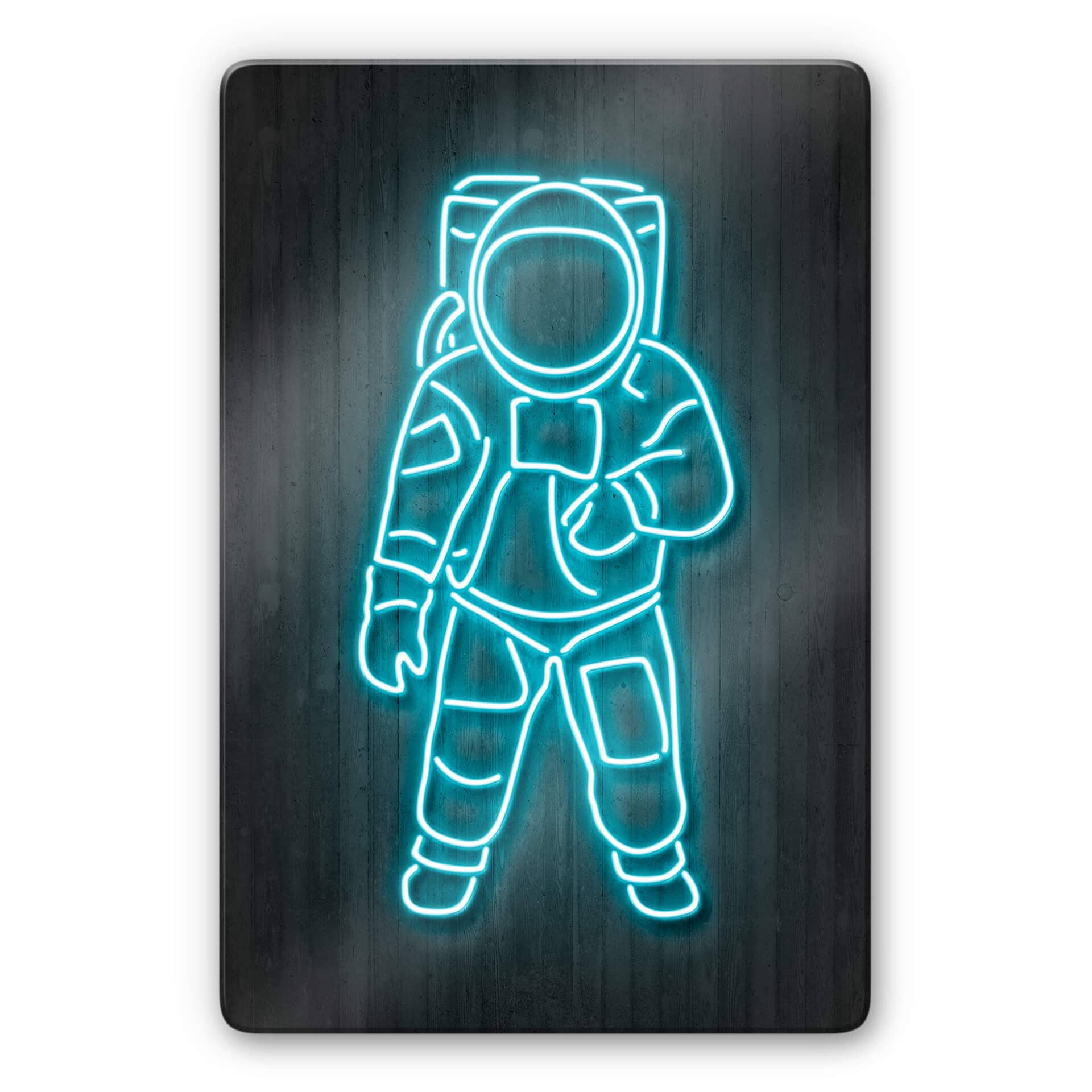 Glasschilderij Mielu - Astronaut