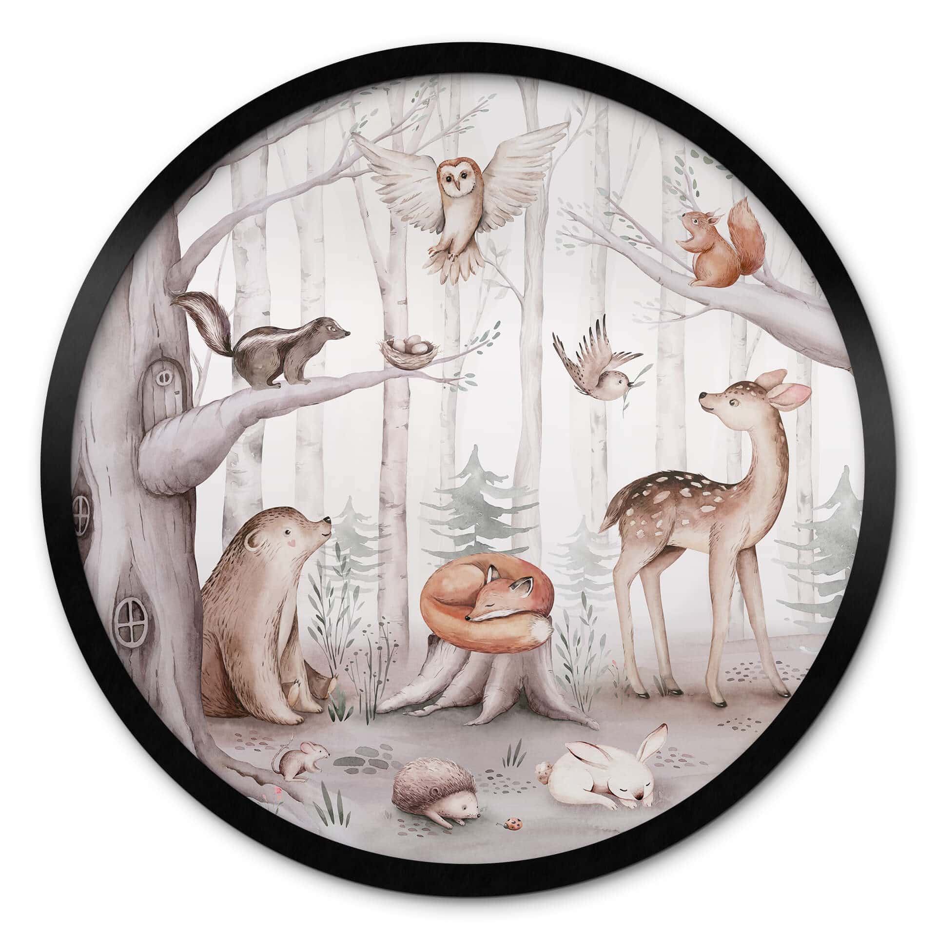 Poster Kvilis - Cute Forest Animals