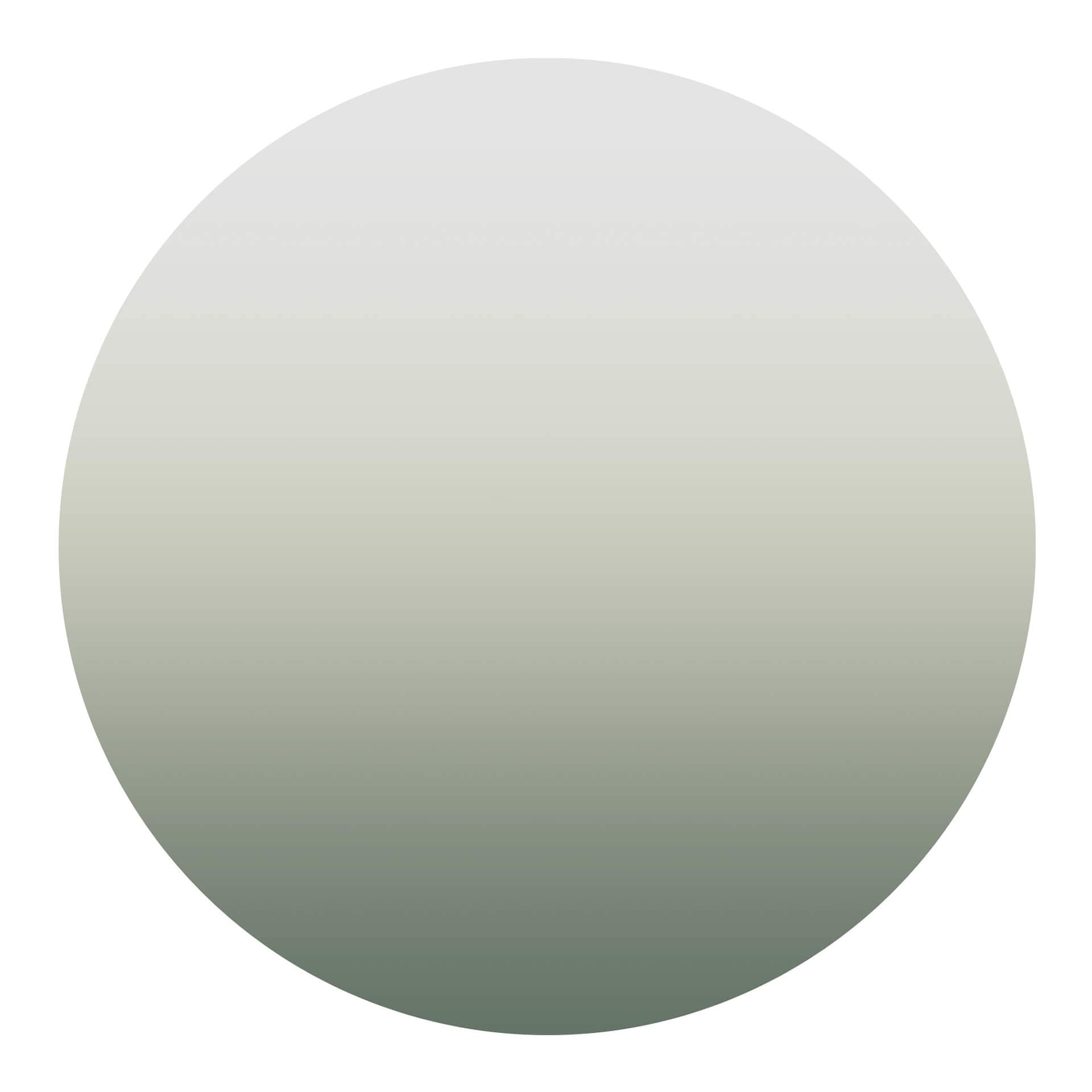 Wandtattoo Ombre - Olive - Rund