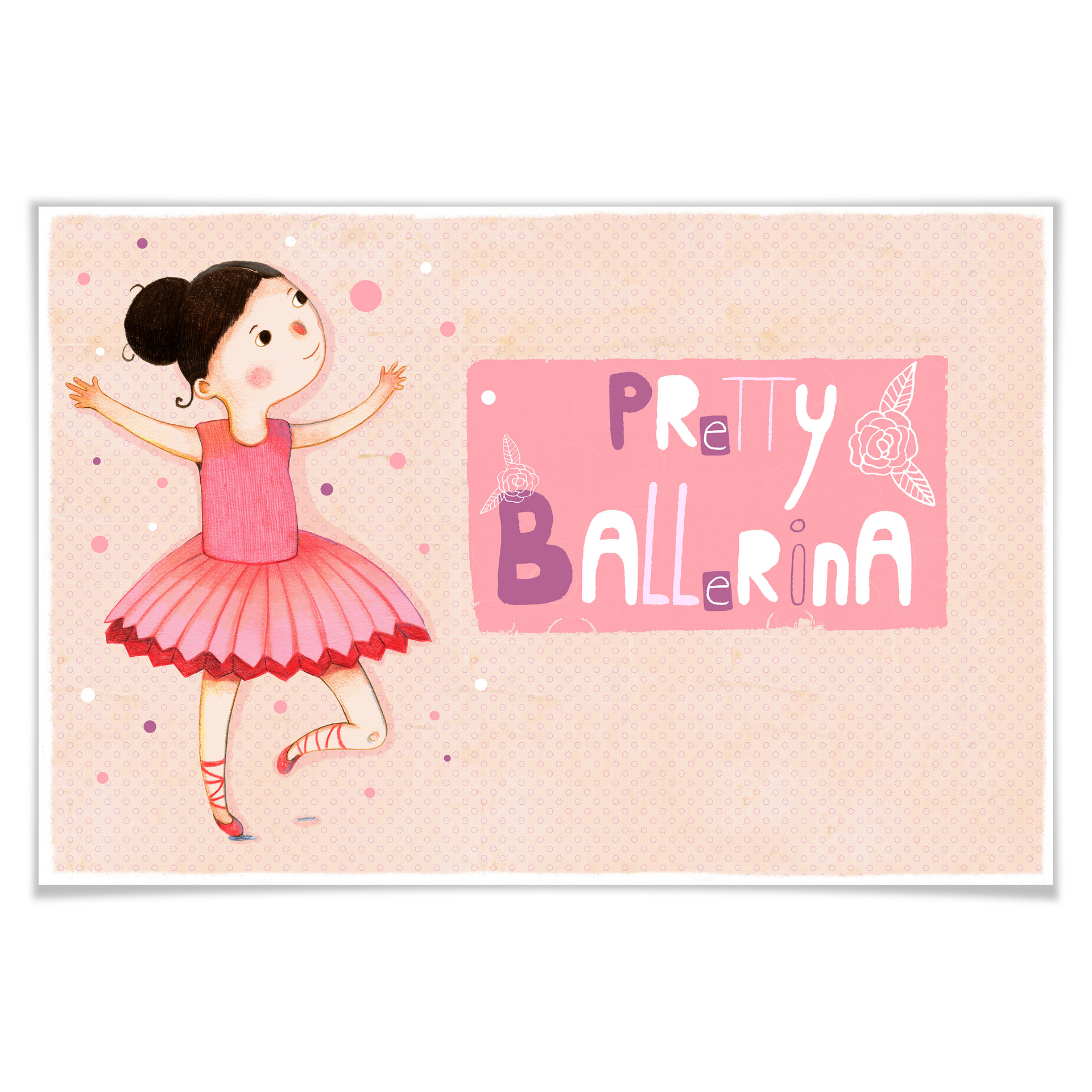 Poster - Loske - Pretty Ballerina
