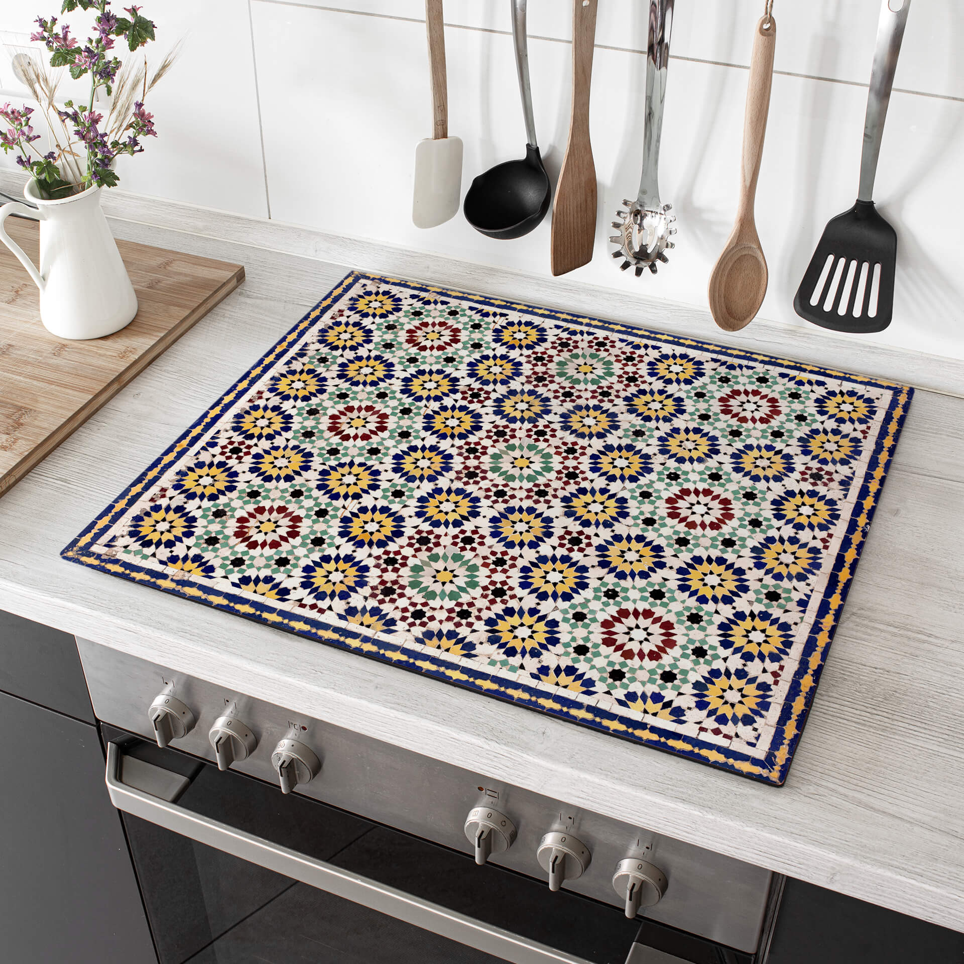 Herdabdeckplatte Orientalische Kacheln