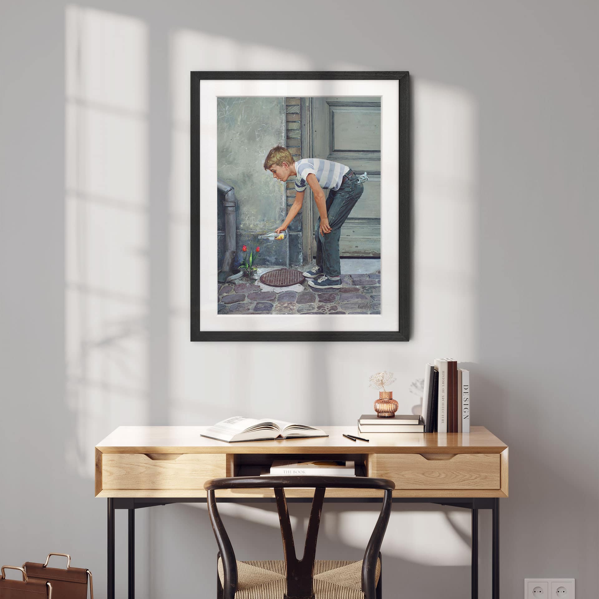 Fine Art Poster mit Passepartout Kurt Ard - Großstadt-Mirakel (1960)