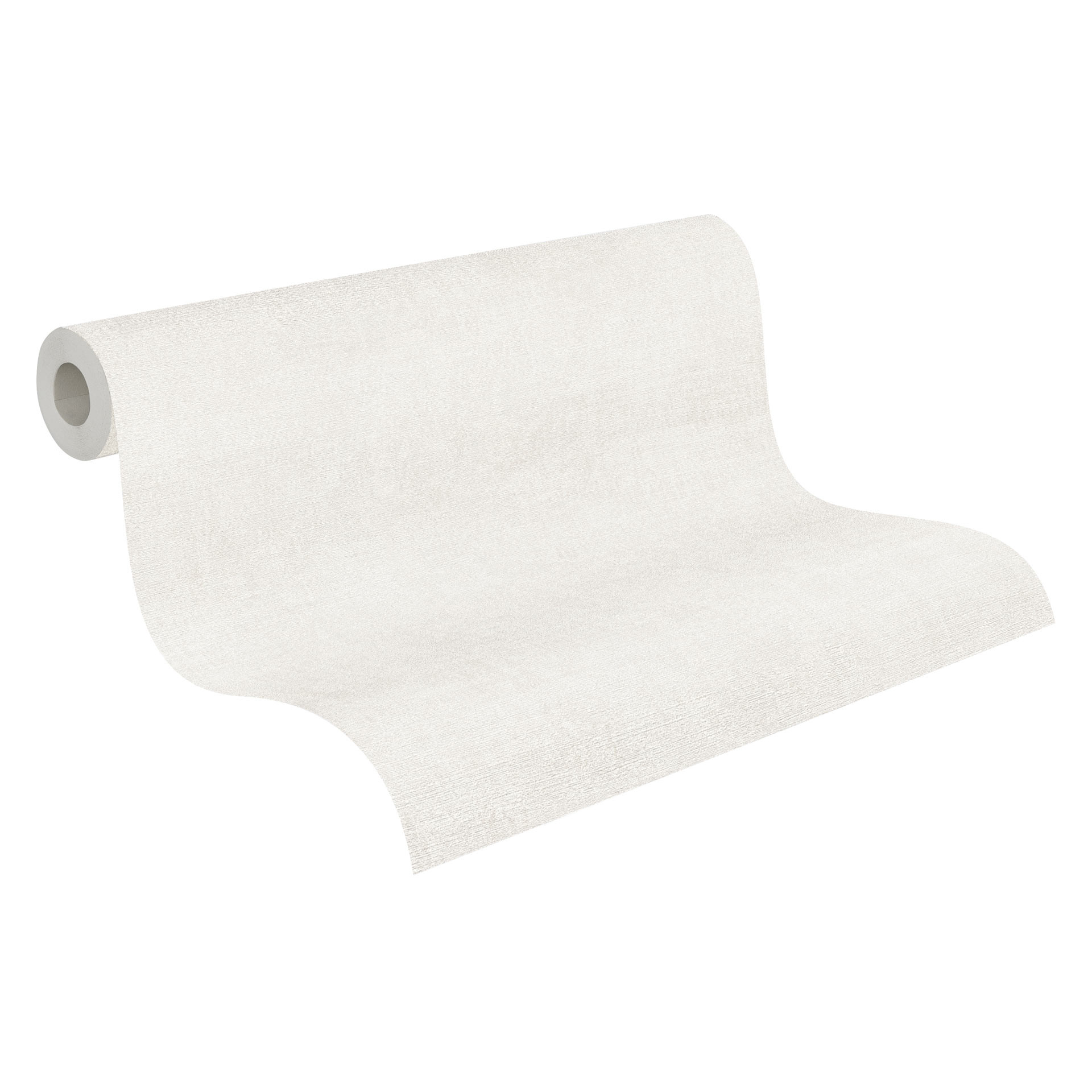 Enkel behang met textuur crème beige - Vliesbehang licht monochroom modern