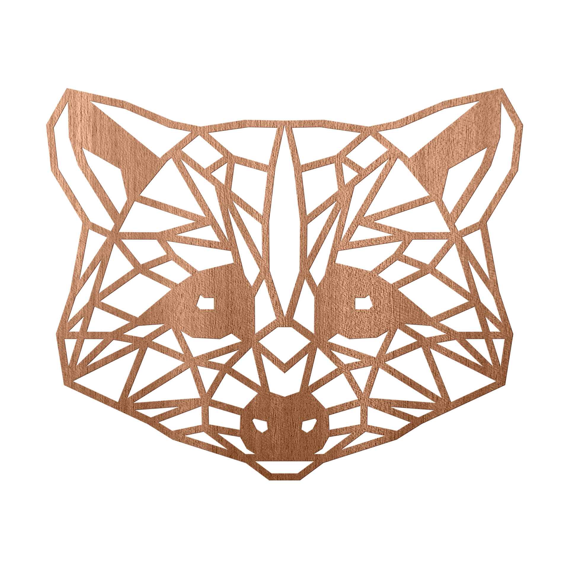 Drewno artystyczne mahoń - Szop origami