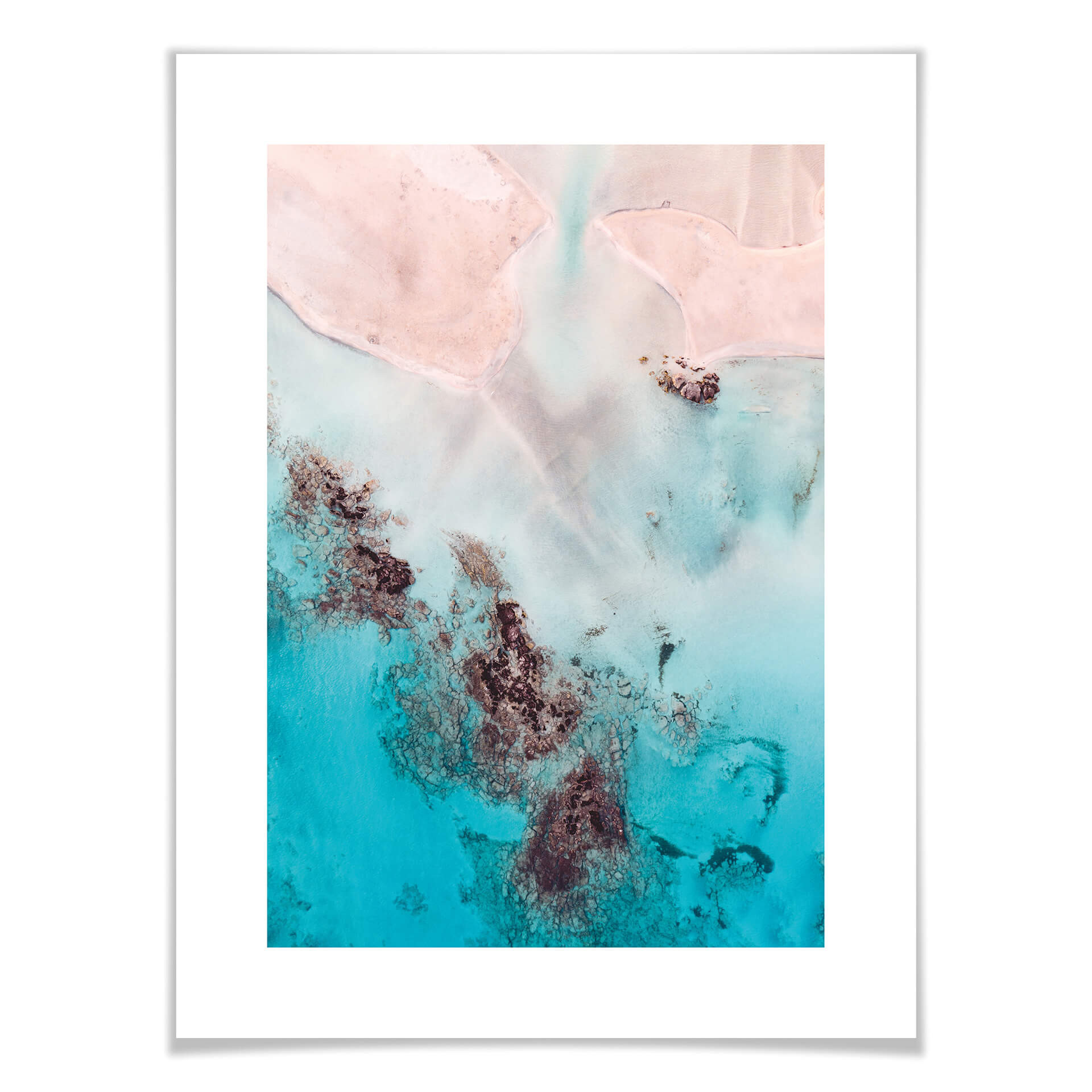 Poster Vue du ciel : douce transition