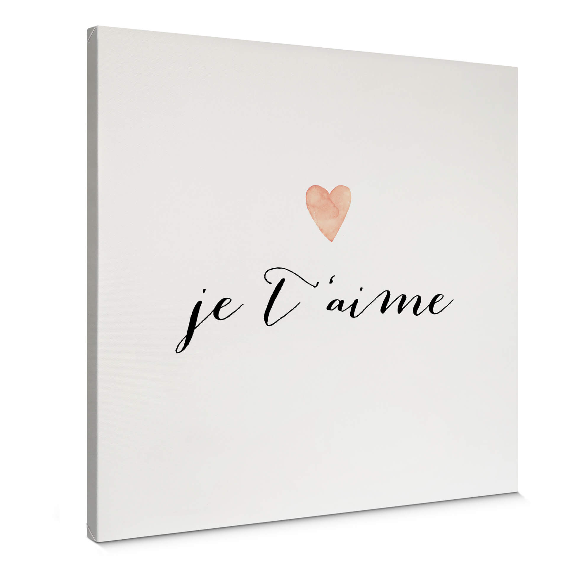 Obraz na płótnie Confetti & Cream - Je t'aime