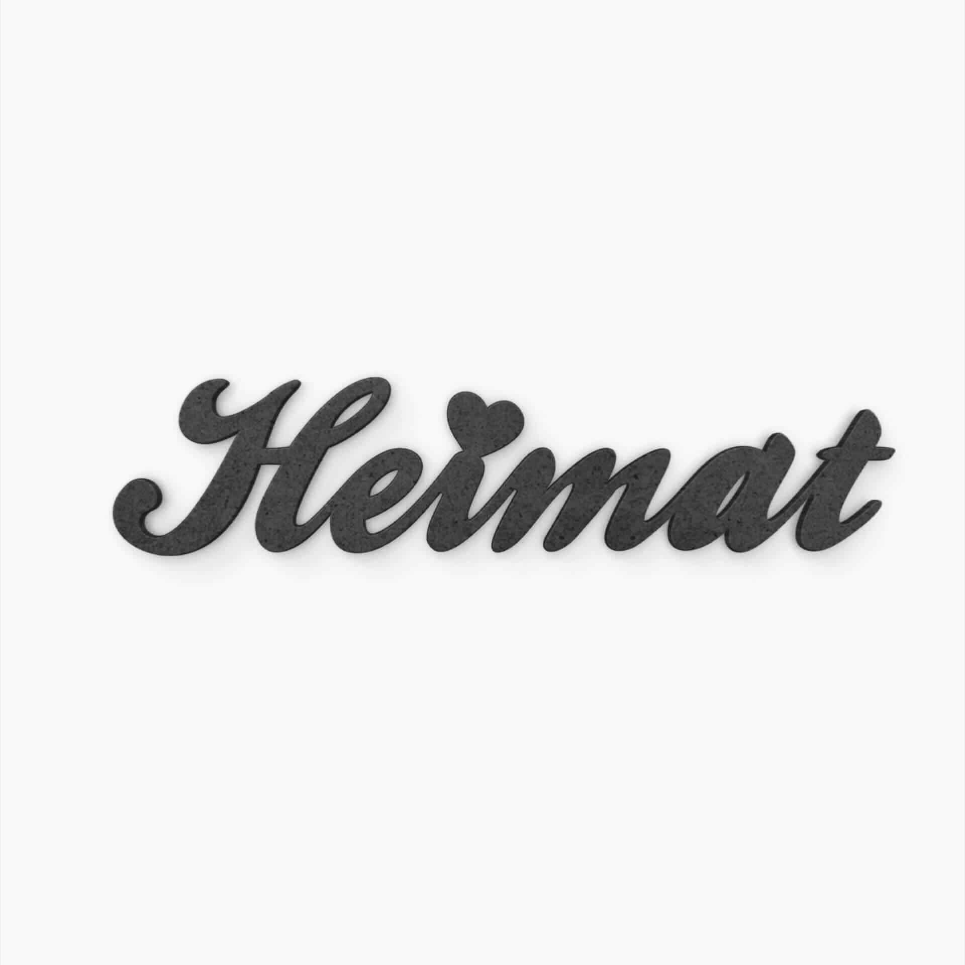 MDF bogstaver - Heimat