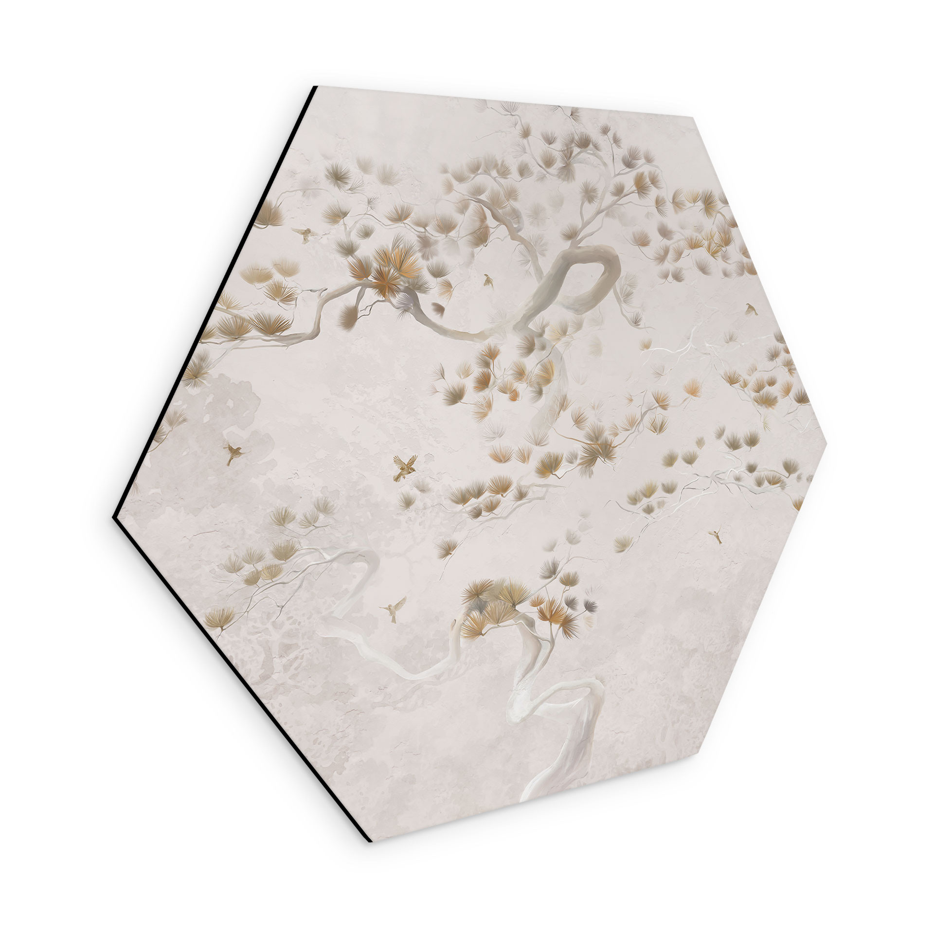 Wanddecoratie Elegant grenen in Aziatische stijl - Ms Tiff - Alu-Dibond