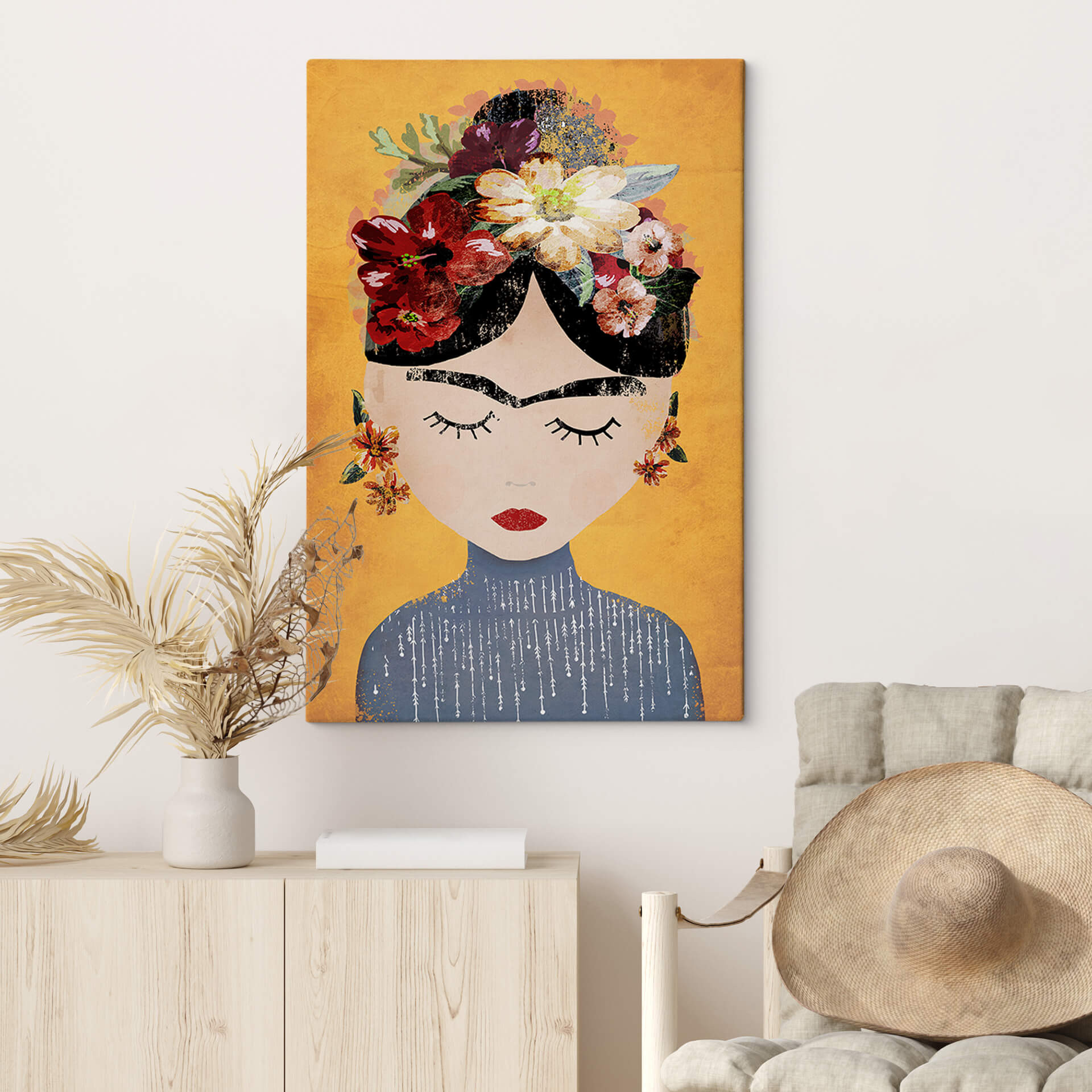 Obraz na płótnie Treechild - Flowery Frida