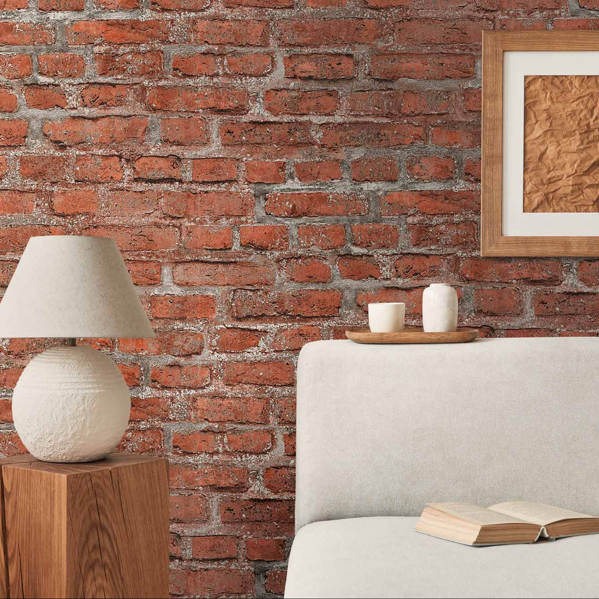 Livingwalls Vliesbehang Neue Bude 2.0 Baksteen Optiek