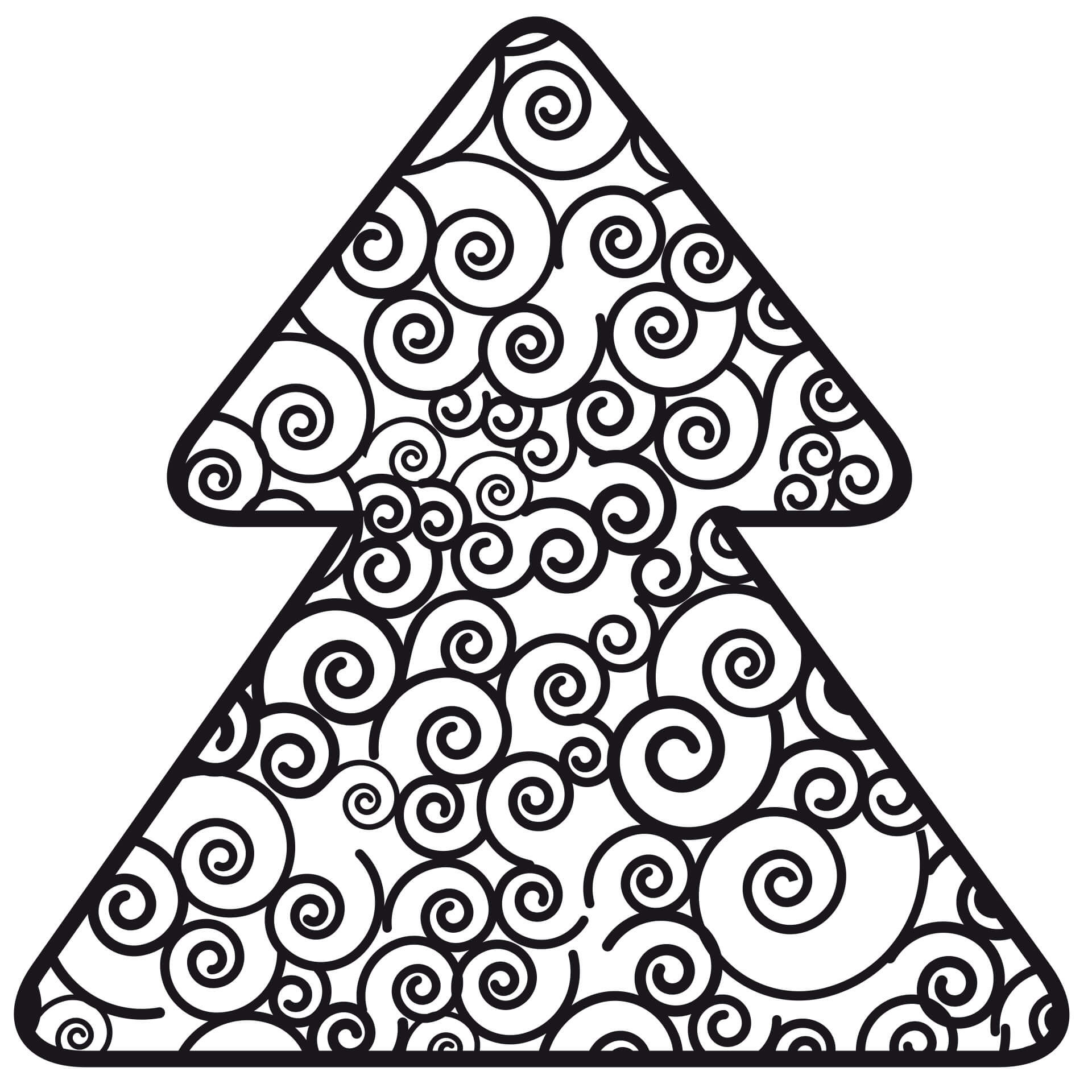 Wandtattoo Weihnachtsbaum Ornamente