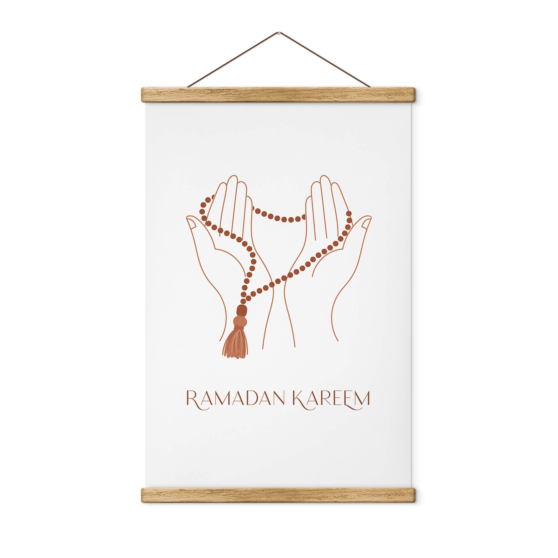 Obraz tkaniny Ramadan Kareem ręce