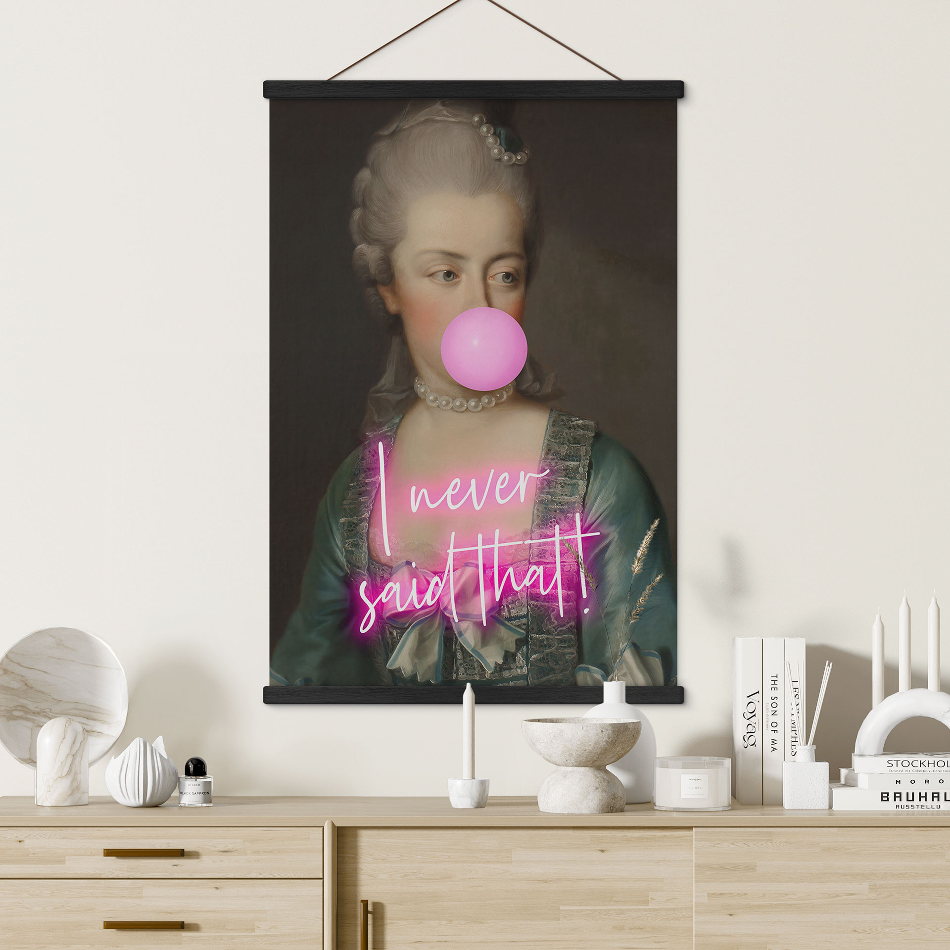 Obraz tkaniny Maria Antonina: Nigdy tego nie powiedziałam - Grace Digital Art