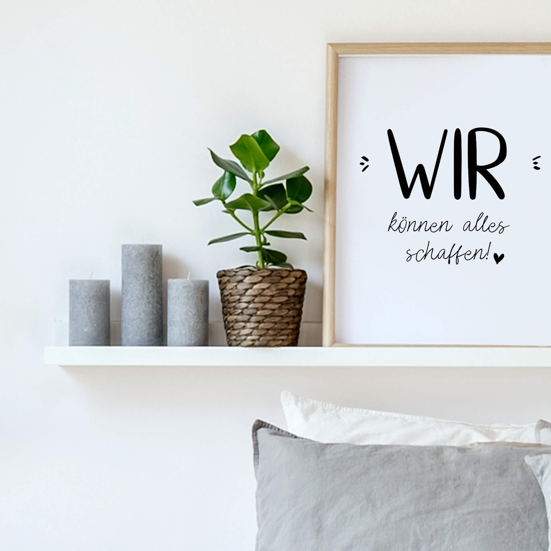 Poster Wir können alles schaffen