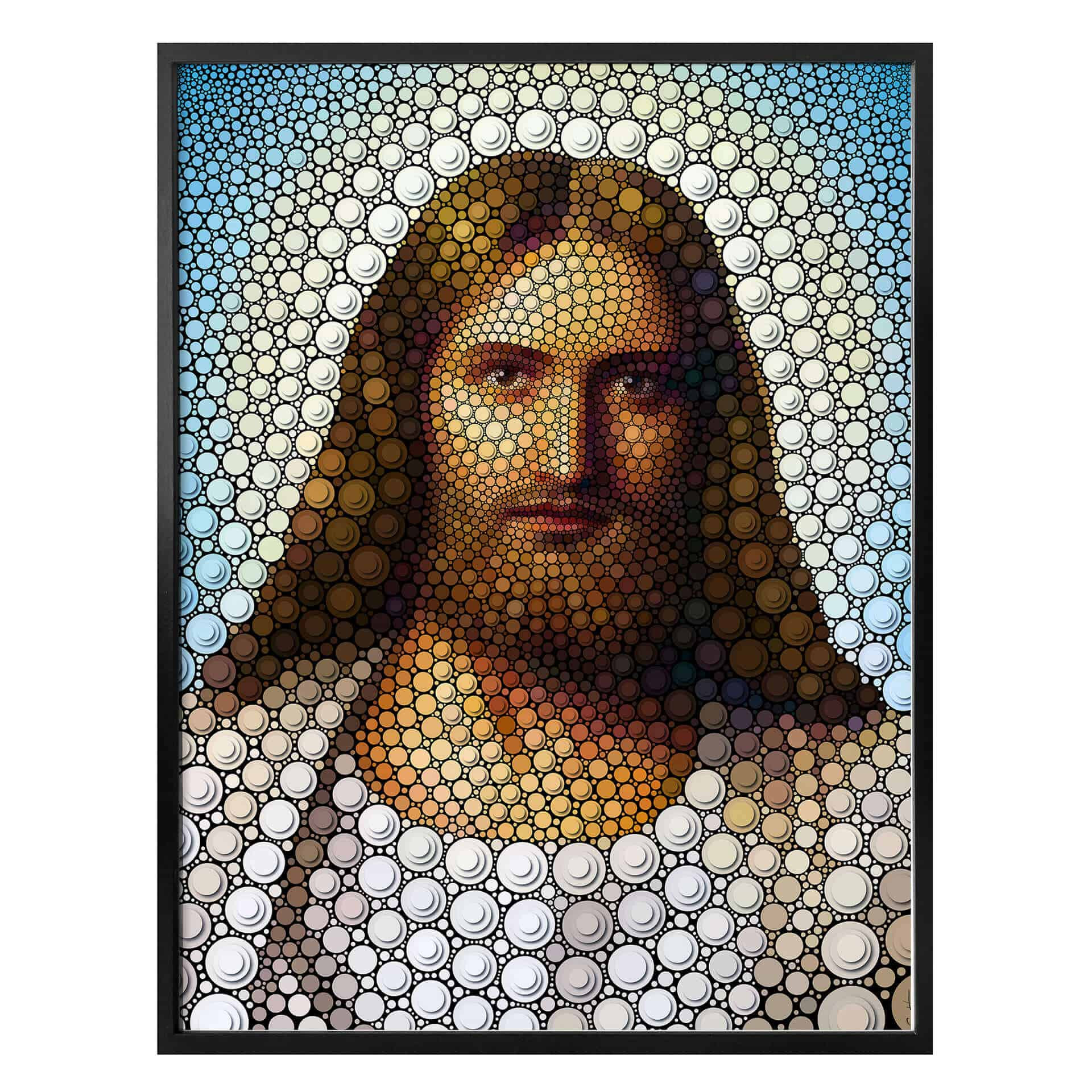 Plakat Ben Heine - Circlism: Jezus Chrystus