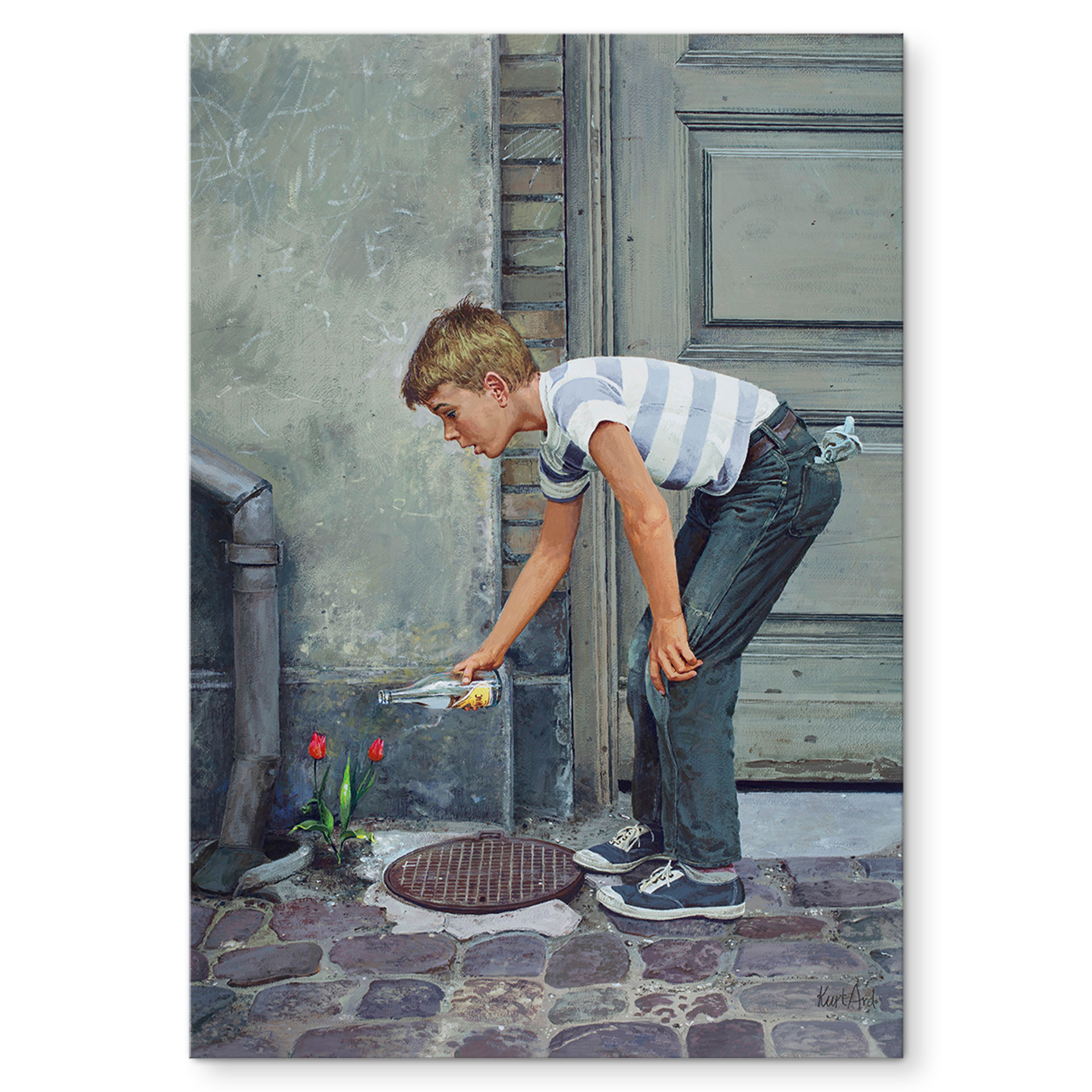 Wandbild Kurt Ard - Großstadt-Mirakel (1960) - Alu-Dibond