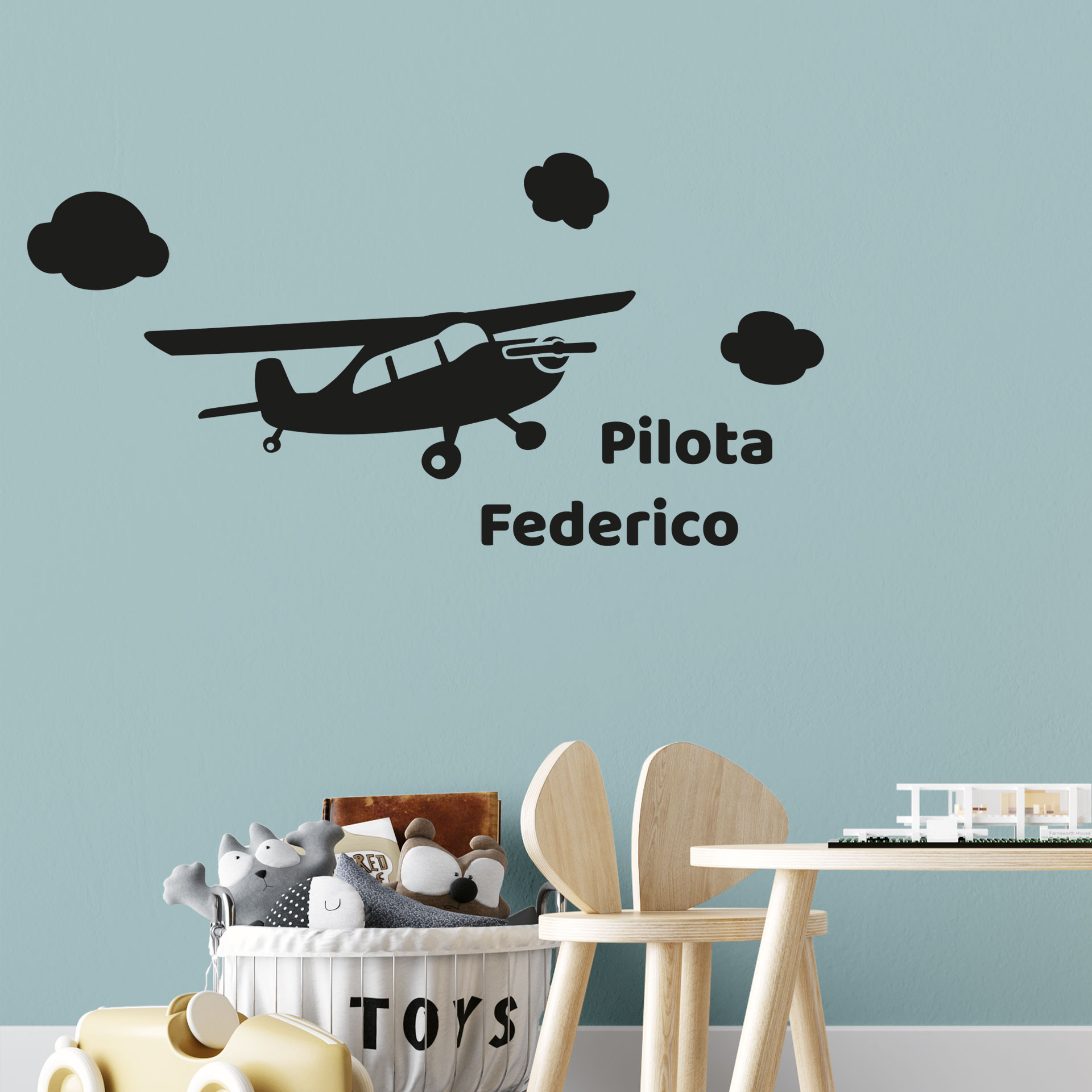 Wandtattoo + Name Pilota