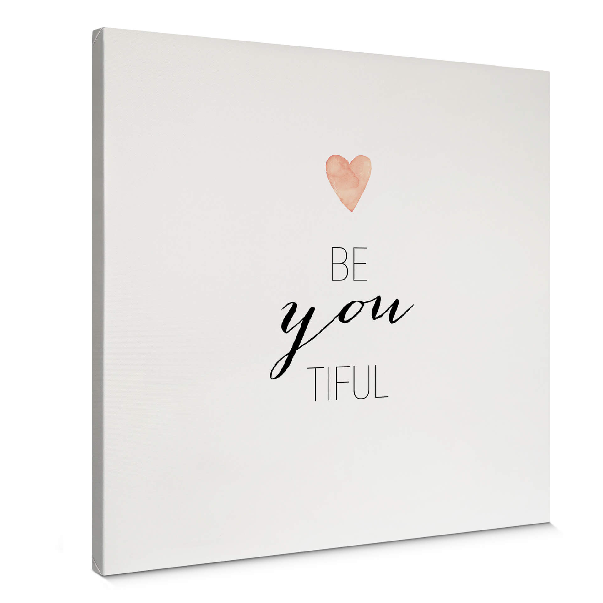 Obraz na płótnie Confetti & Cream - Be-you-tiful - Square