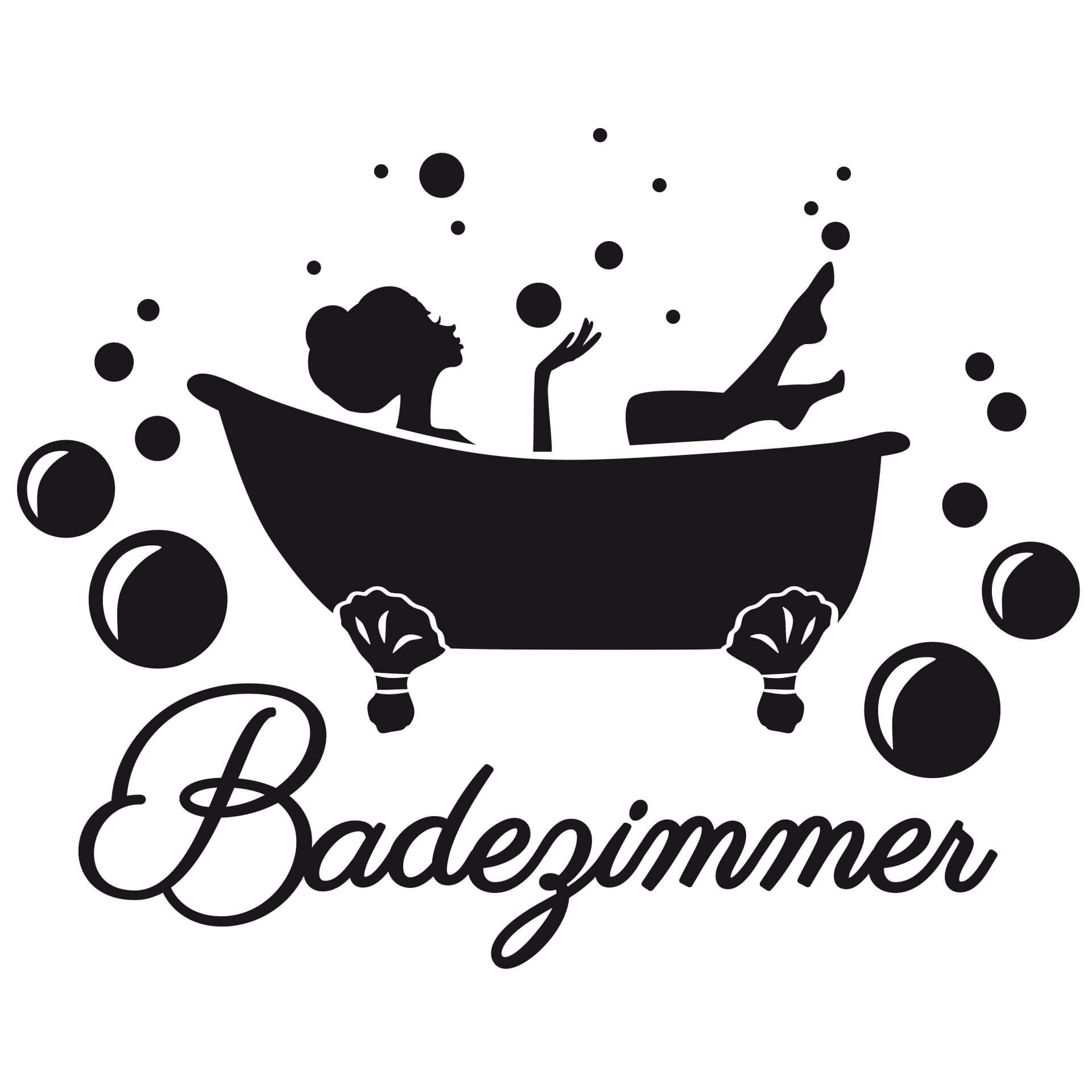 Wandtattoo Badezimmer 01