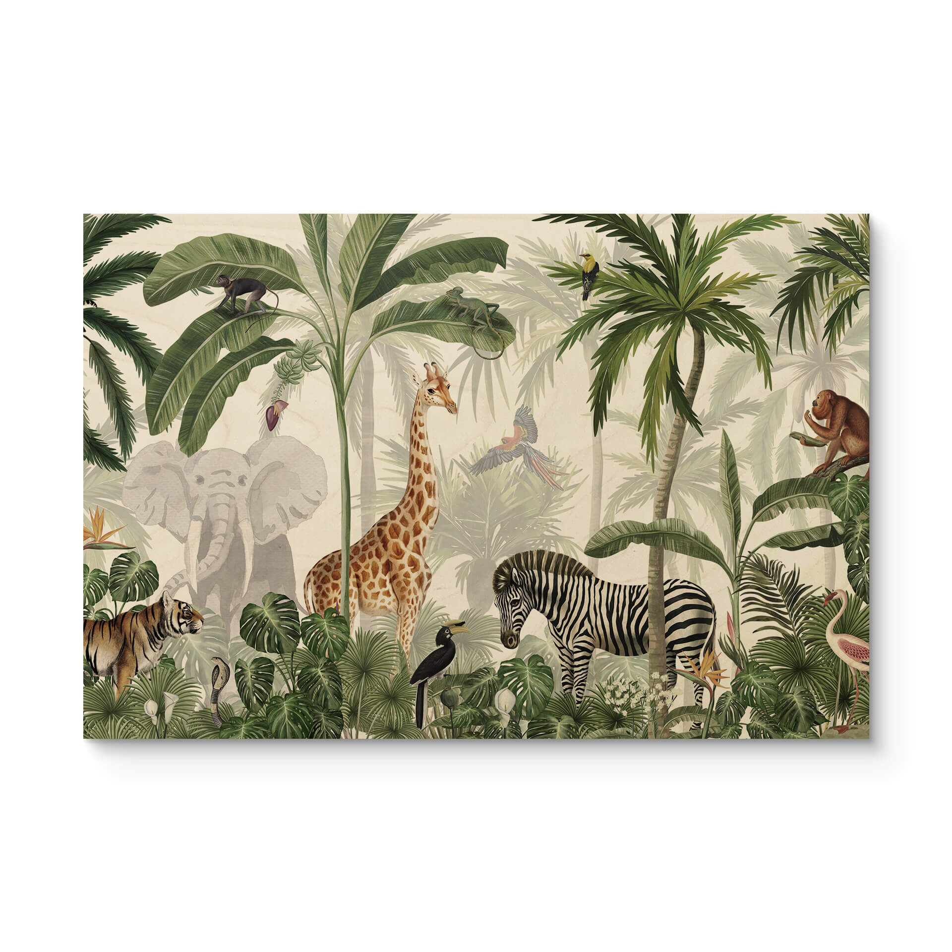 Plakat drewniany Kikki Belle - Jungle Jive