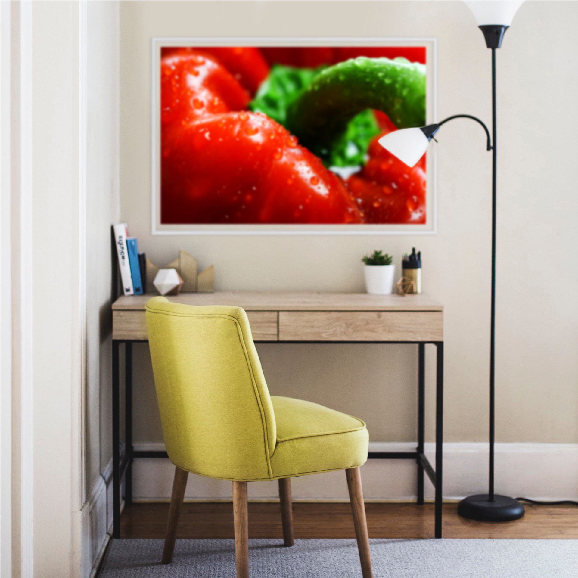 Wallprint Fresh Paprika