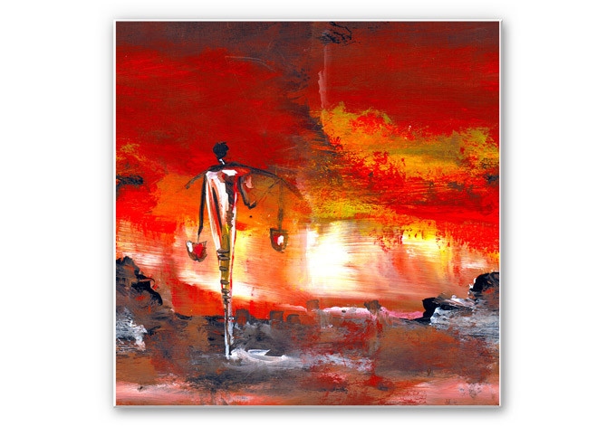Tableau Forex - Niksic - Colorful in Africa - carré