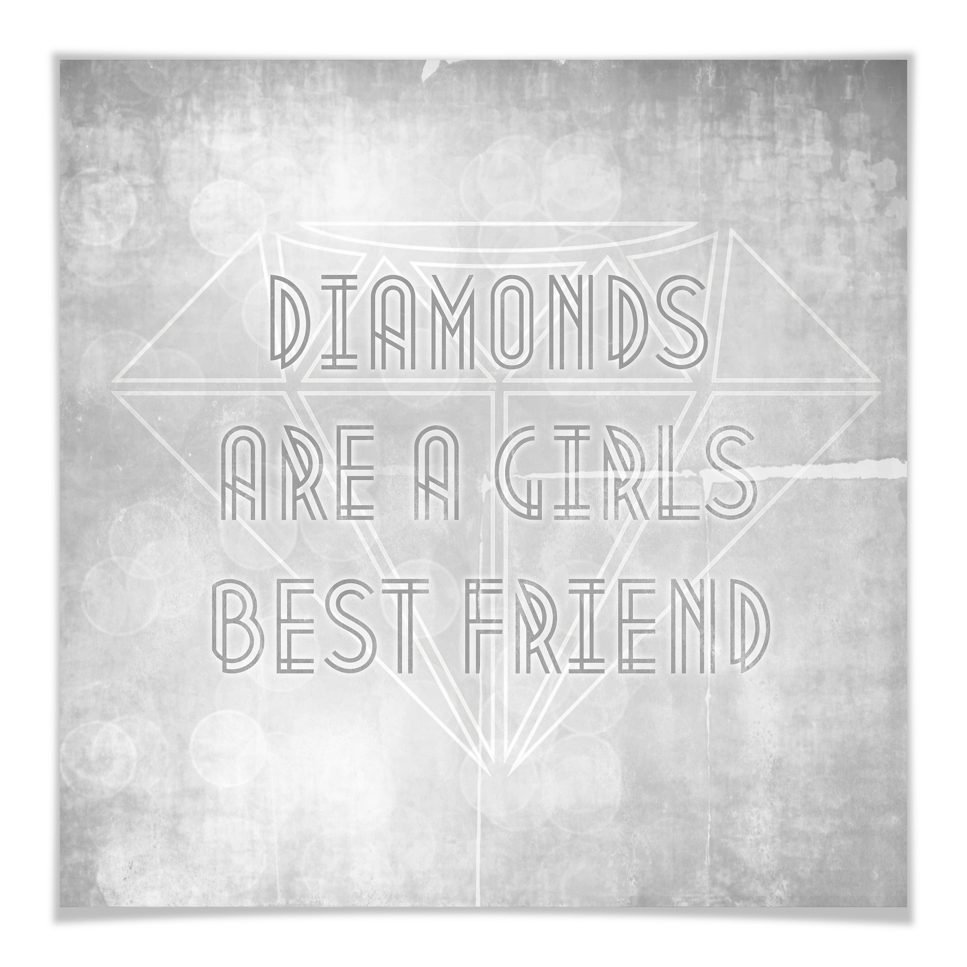 Poster Diamonds are a Girls best Friend