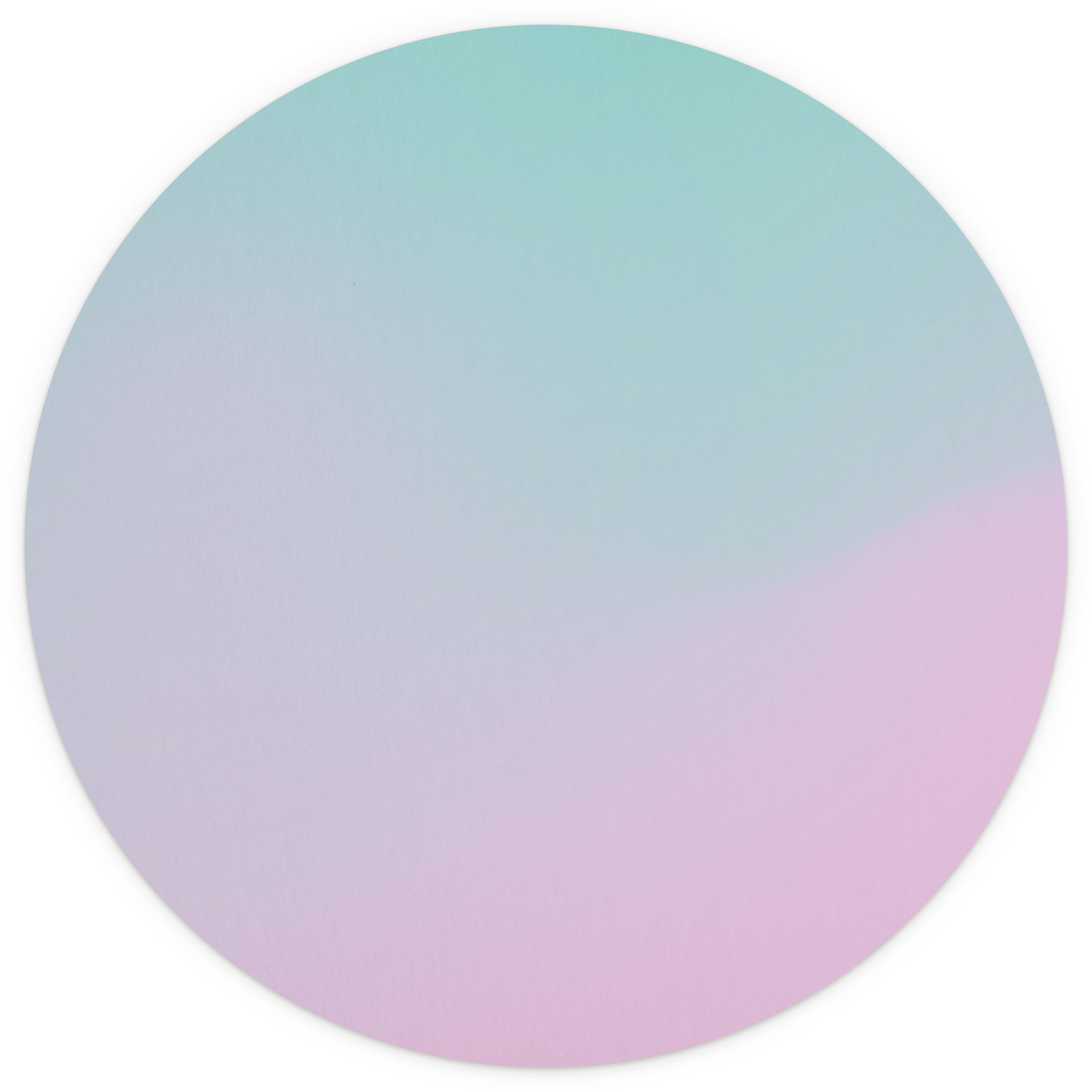 Behangcirkel Ombre - suikerspin droom - vliesbehang/zelfklevend vliesbehang