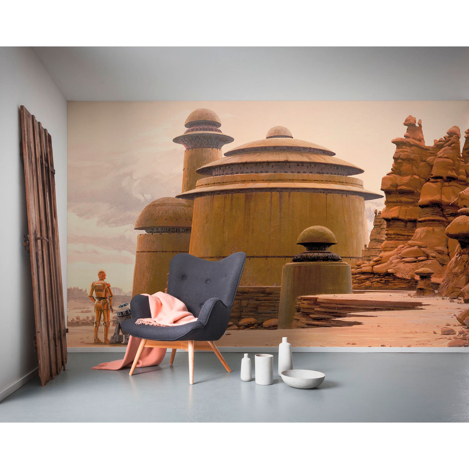 Vlies Fototapete - Star Wars Classic RMQ Jabbas Palace - 500 x 250 cm