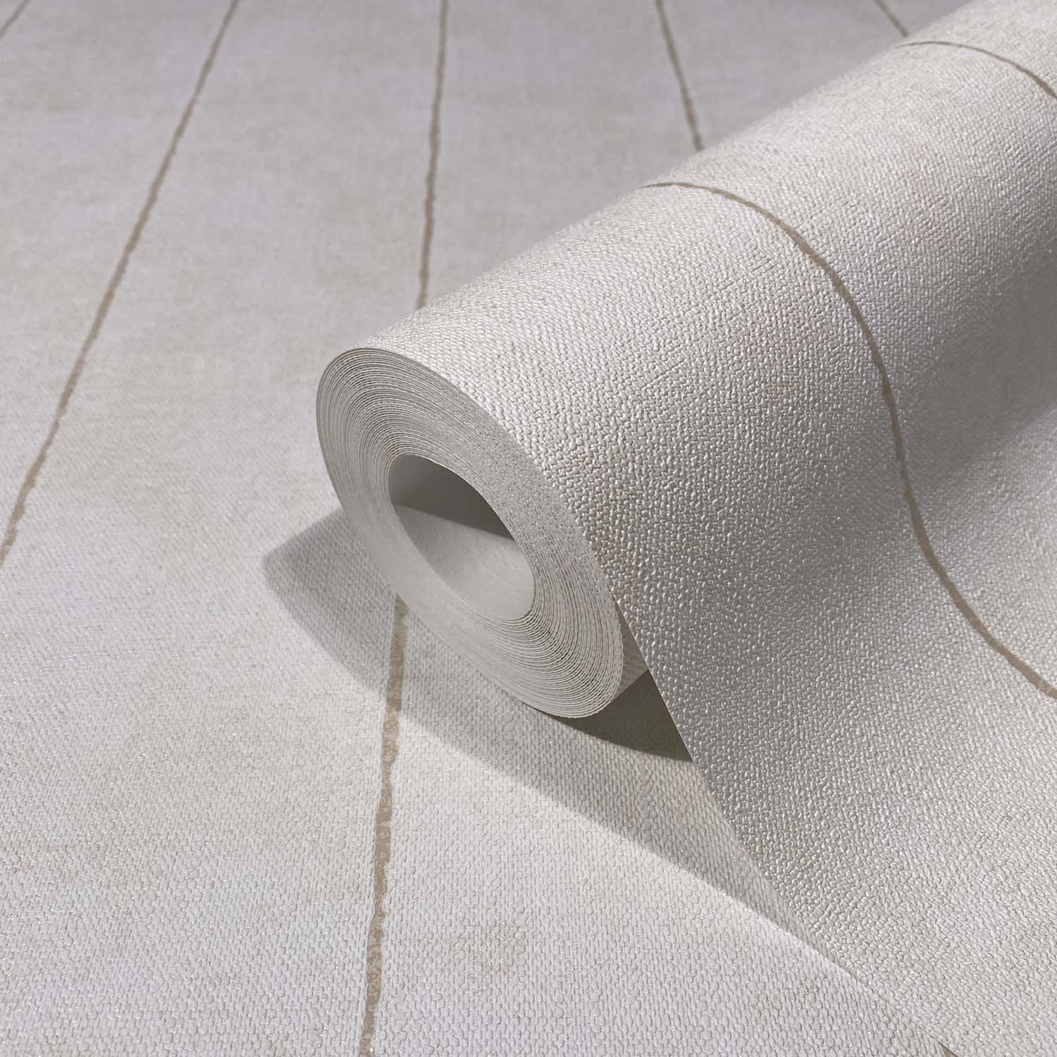 gestreept behang, vliesbehang Shades Iconic beige