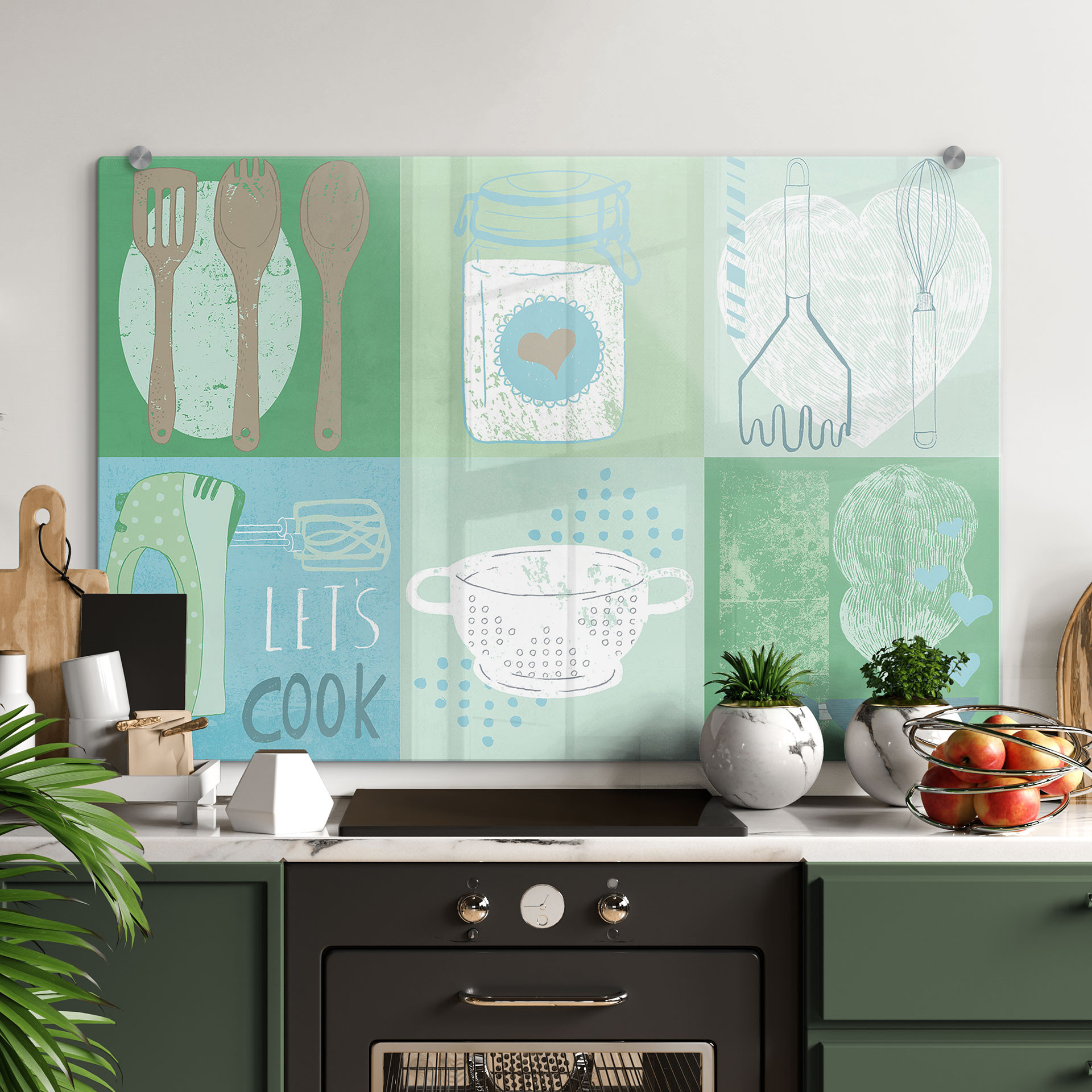 Stænkplade - Loske - In the kitchen